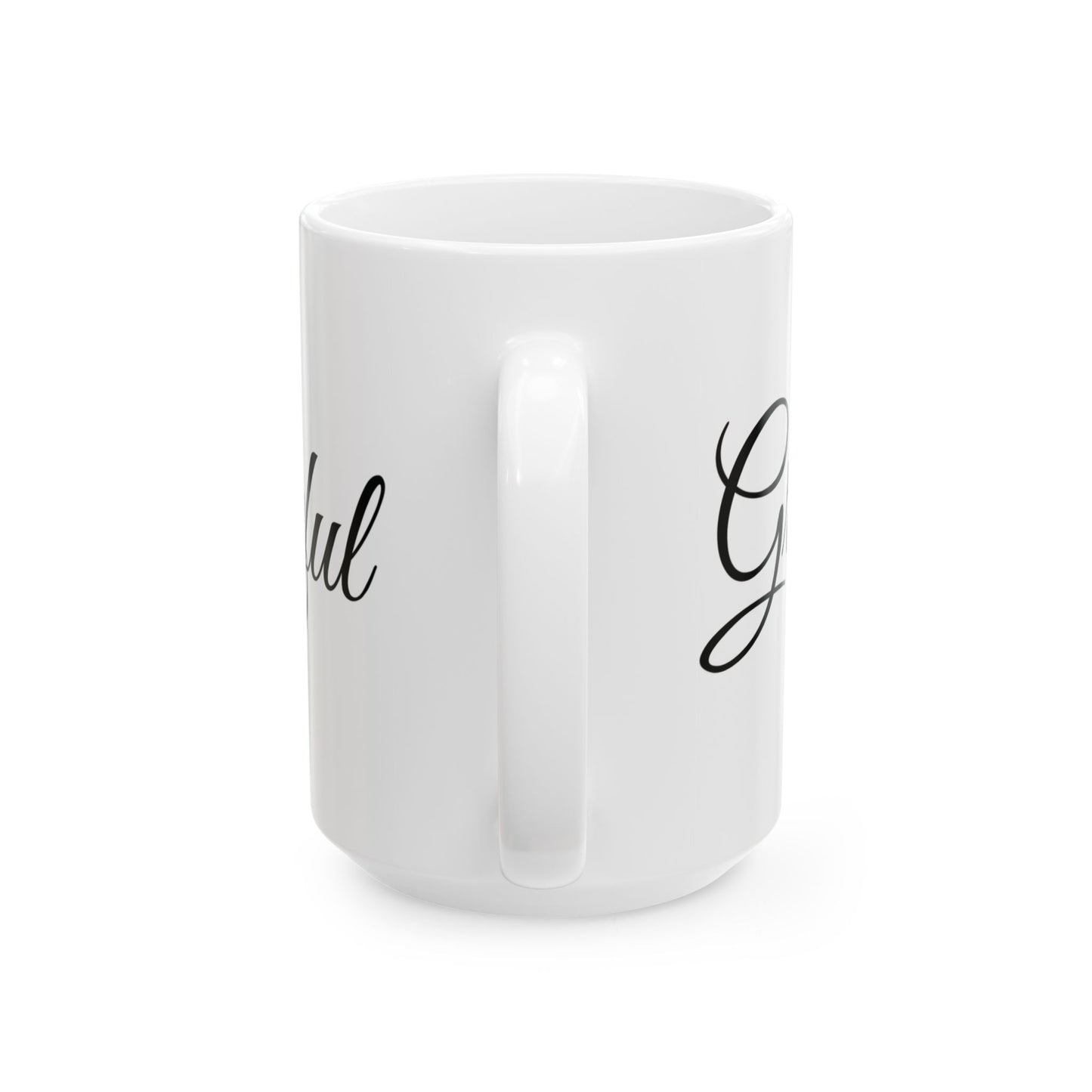 Grateful Graphic Mug - Perfect Gift for Thanksgiving or any holiday or special occasion - Inspirational Coffee Mug - Thanksgiving Decor - Holiday Celebration Gift - Appreciation Gift - Christmas Gift -