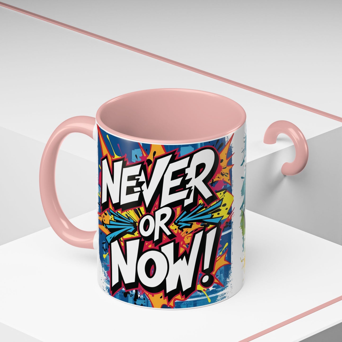 💥Vibrant 💥 Motivational 💥 Ceramic 💥 Coffee Mug 💥 Let's Go! 💥 Never or Now💥 Sizes 11oz 15oz💥 8 Different Colors To Choose From💥