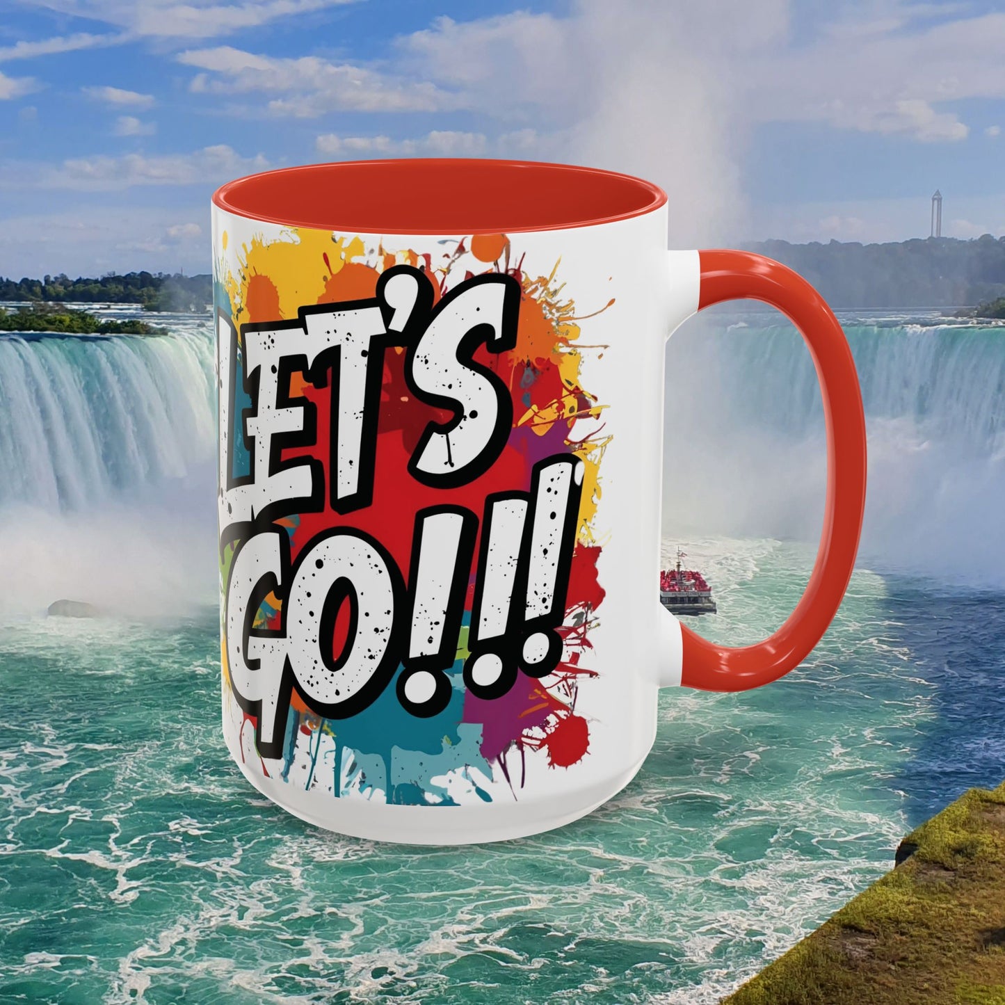 💥Vibrant 💥 Motivational 💥 Ceramic 💥 Coffee Mug 💥 Let's Go! 💥 Never or Now💥 Sizes 11oz 15oz💥 8 Different Colors To Choose From💥
