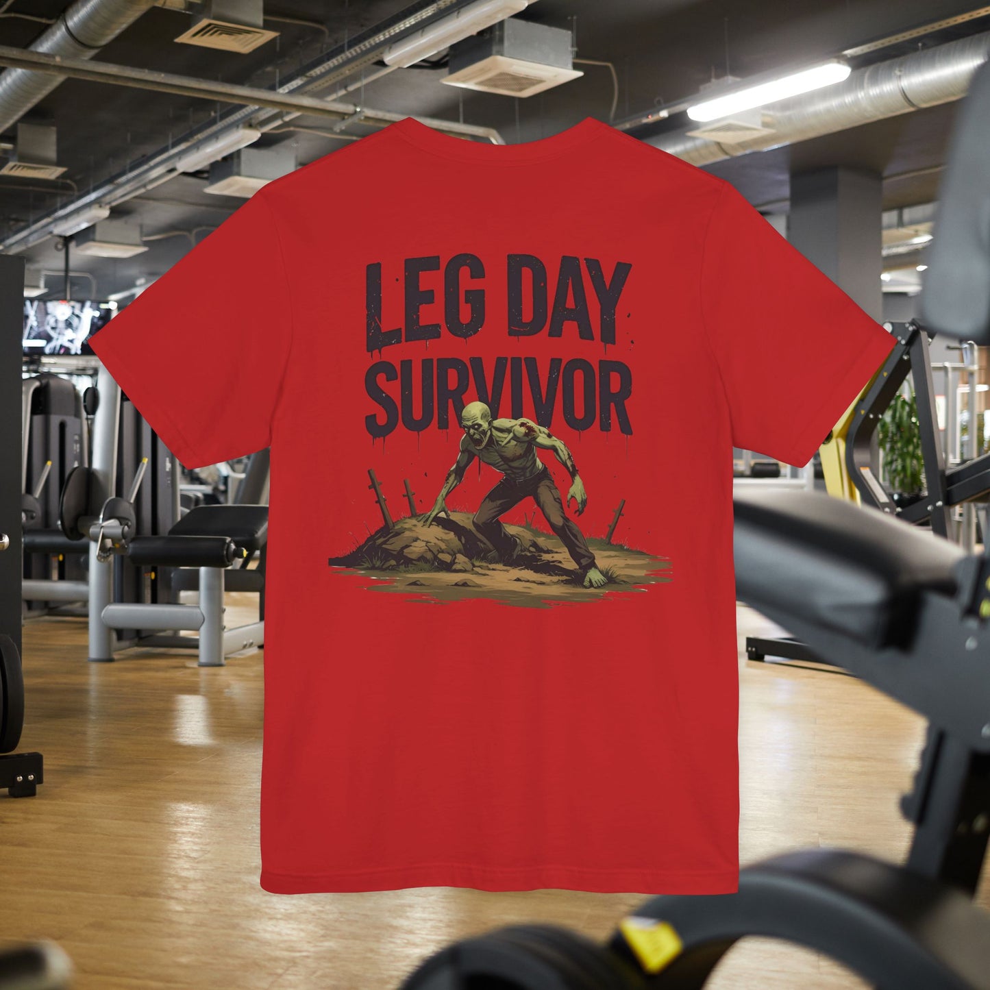 Leg Day Survivor Tee, Fitness Shirt, Workout Apparel, Gym Gift, Unisex Graphic Tee