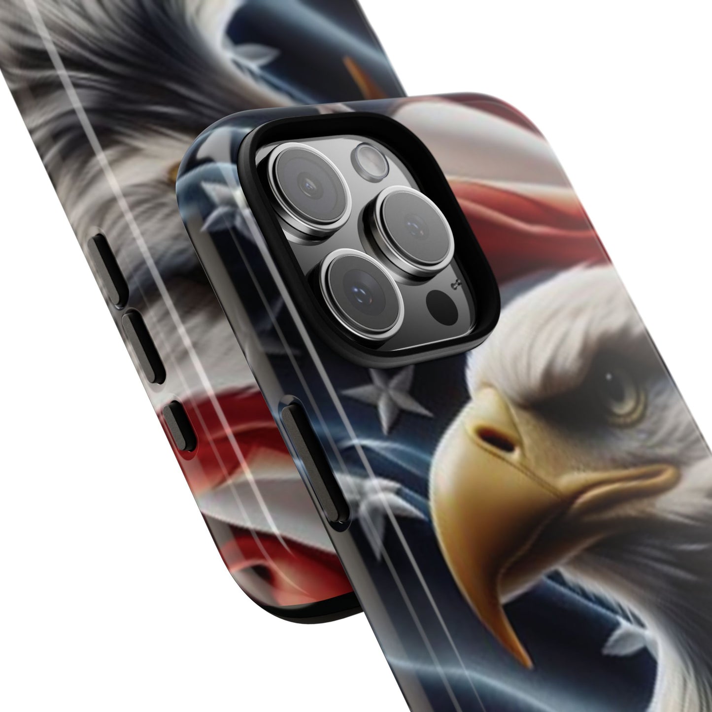 Patriotic Eagle Phone Case | Tough Cases for Nature Lovers, Gift for Veterans, Independence Day, Memorial Day