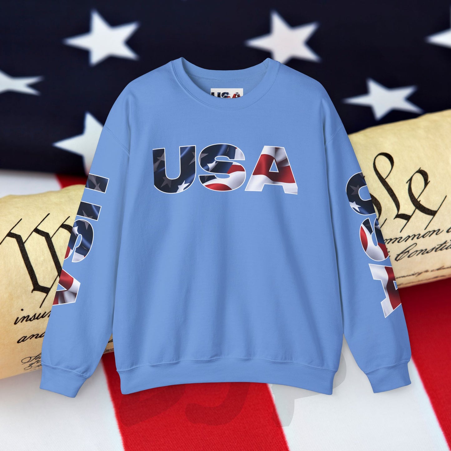 ๐บ๐ธ Patriotic ๐บ๐ธ USA ๐บ๐ธ Crewneck ๐บ๐ธ Sweatshirt ๐บ๐ธ Unisex ๐บ๐ธ Heavy Blend ๐บ๐ธ Sizes US S-5XL ๐บ๐ธ