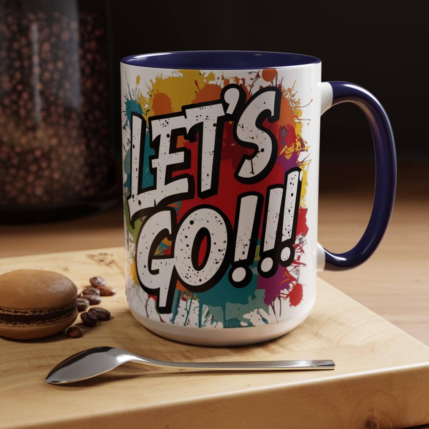 💥Vibrant 💥 Motivational 💥 Ceramic 💥 Coffee Mug 💥 Let's Go! 💥 Never or Now💥 Sizes 11oz 15oz💥 8 Different Colors To Choose From💥