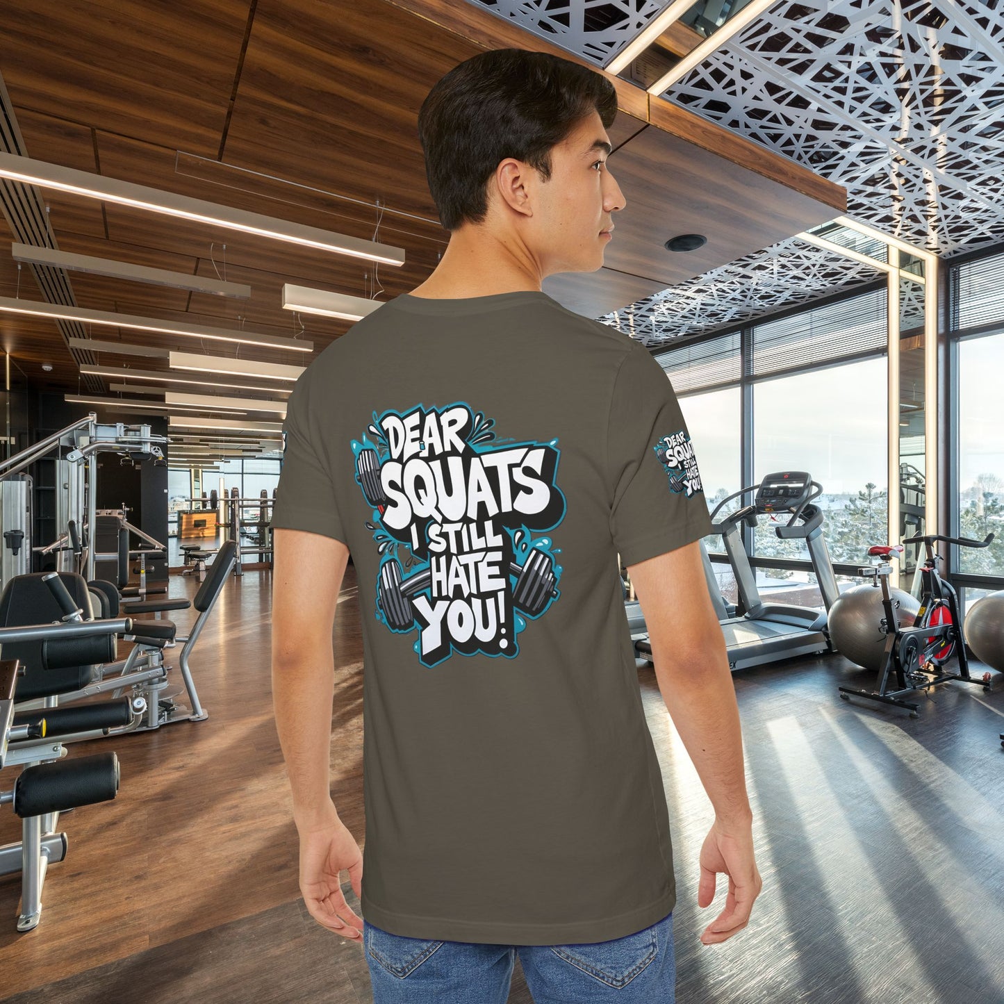 Fit & Fun Unisex Tee - 'Dear Squats, I Still Hate You!'