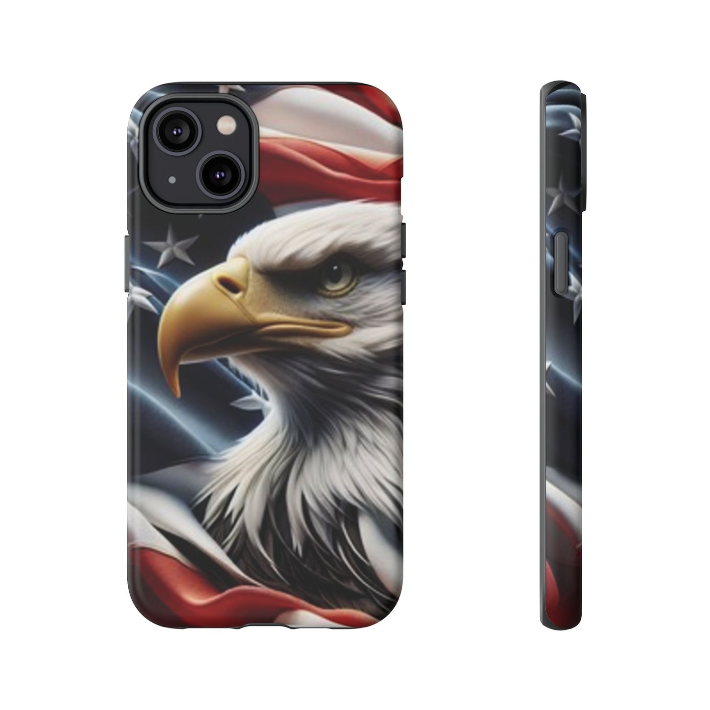 Patriotic Eagle Phone Case | Tough Cases for Nature Lovers, Gift for Veterans, Independence Day, Memorial Day