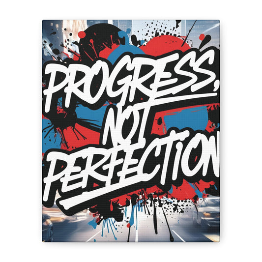 π₯ Motivational π₯ Uplifting π₯ Canvas Art π₯ Progress Not Perfection Print π₯ Positive Vibe DΓ©cor π₯ Eco-Friendly UL- Certified Inks π₯ Gift Giving π₯ Horizontal Is In A Different Listing π₯