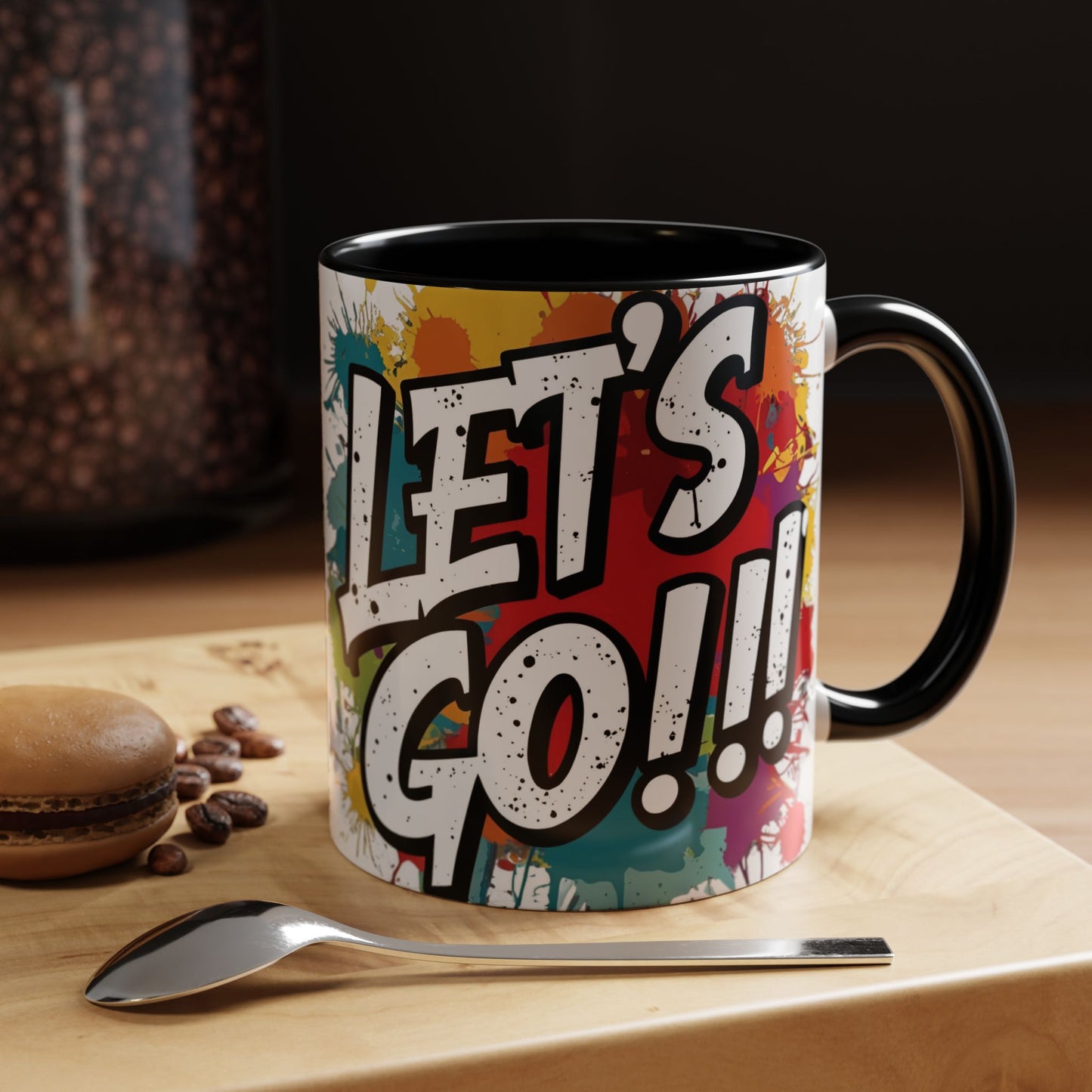 💥Vibrant 💥 Motivational 💥 Ceramic 💥 Coffee Mug 💥 Let's Go! 💥 Never or Now💥 Sizes 11oz 15oz💥 8 Different Colors To Choose From💥