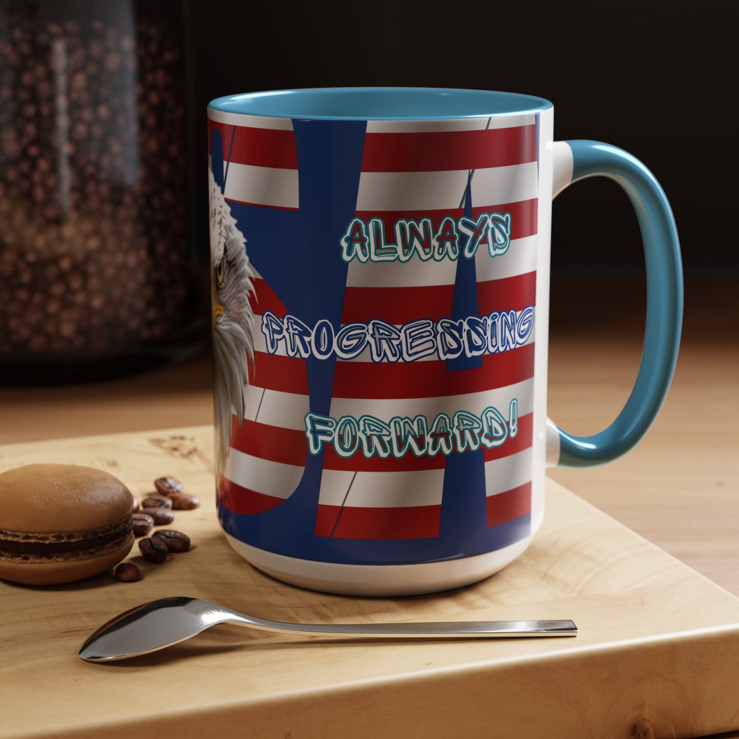 πΊπΈ Eye-Catching πΊπΈ Patriotic πΊπΈ Bald Eagle πΊπΈ Red White & Blue πΊπΈ USA πΊπΈ Accent Coffee Mug πΊπΈπΊπΈ 11oz & πΊπΈ 15oz πΊπΈ Sizes πΊπΈ 8 Color Options πΊπΈ Red πΊπΈ Black πΊπΈ Light Blue πΊπΈ Yellow πΊπΈ Orange πΊπΈ Navy πΊπΈ Pink πΊπΈ Purple