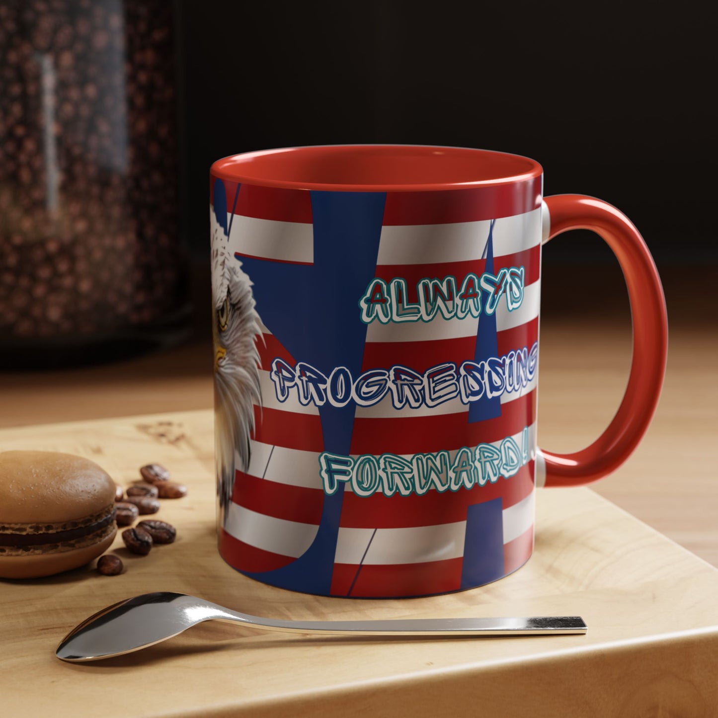 πΊπΈ Eye-Catching πΊπΈ Patriotic πΊπΈ Bald Eagle πΊπΈ Red White & Blue πΊπΈ USA πΊπΈ Accent Coffee Mug πΊπΈπΊπΈ 11oz & πΊπΈ 15oz πΊπΈ Sizes πΊπΈ 8 Color Options πΊπΈ Red πΊπΈ Black πΊπΈ Light Blue πΊπΈ Yellow πΊπΈ Orange πΊπΈ Navy πΊπΈ Pink πΊπΈ Purple