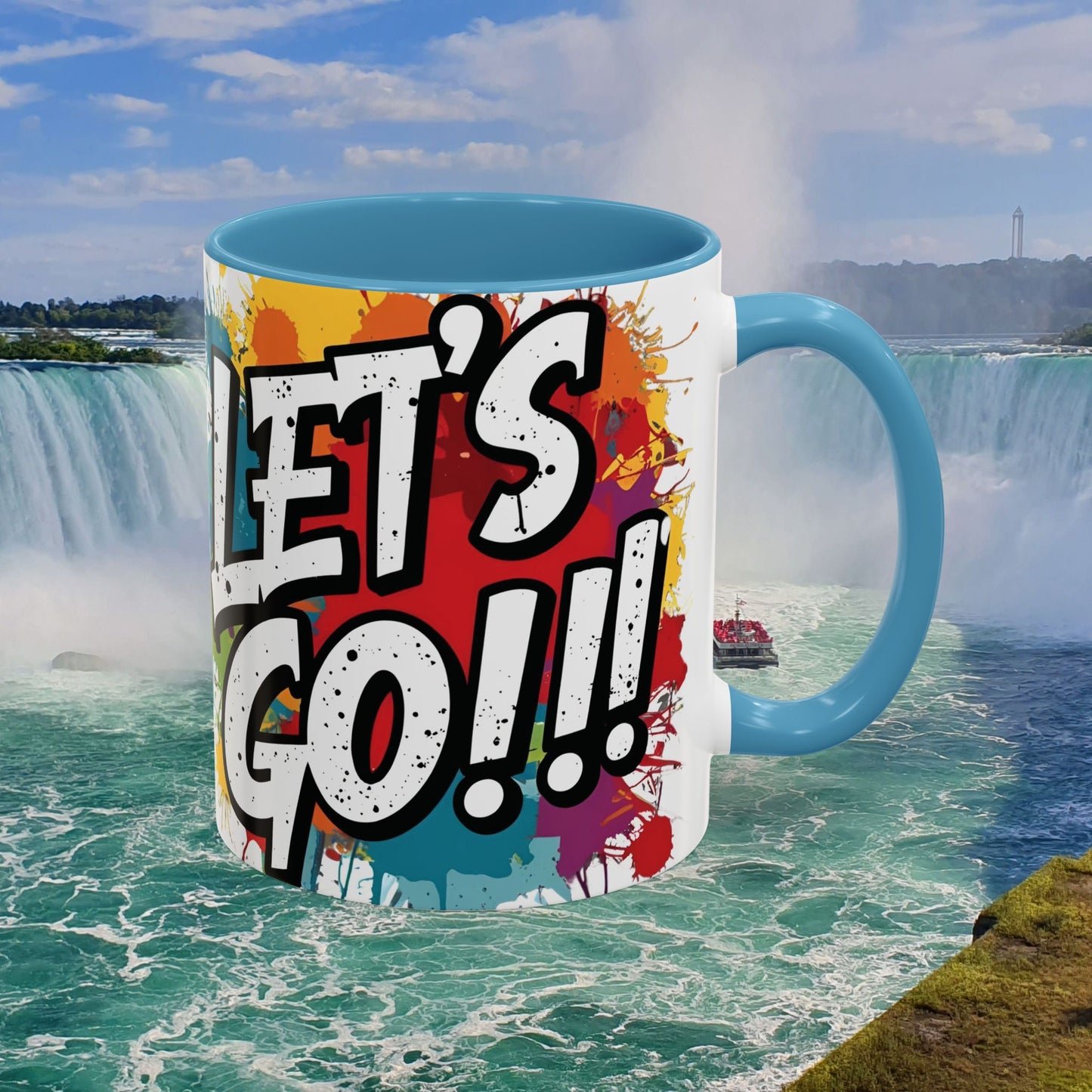 💥Vibrant 💥 Motivational 💥 Ceramic 💥 Coffee Mug 💥 Let's Go! 💥 Never or Now💥 Sizes 11oz 15oz💥 8 Different Colors To Choose From💥