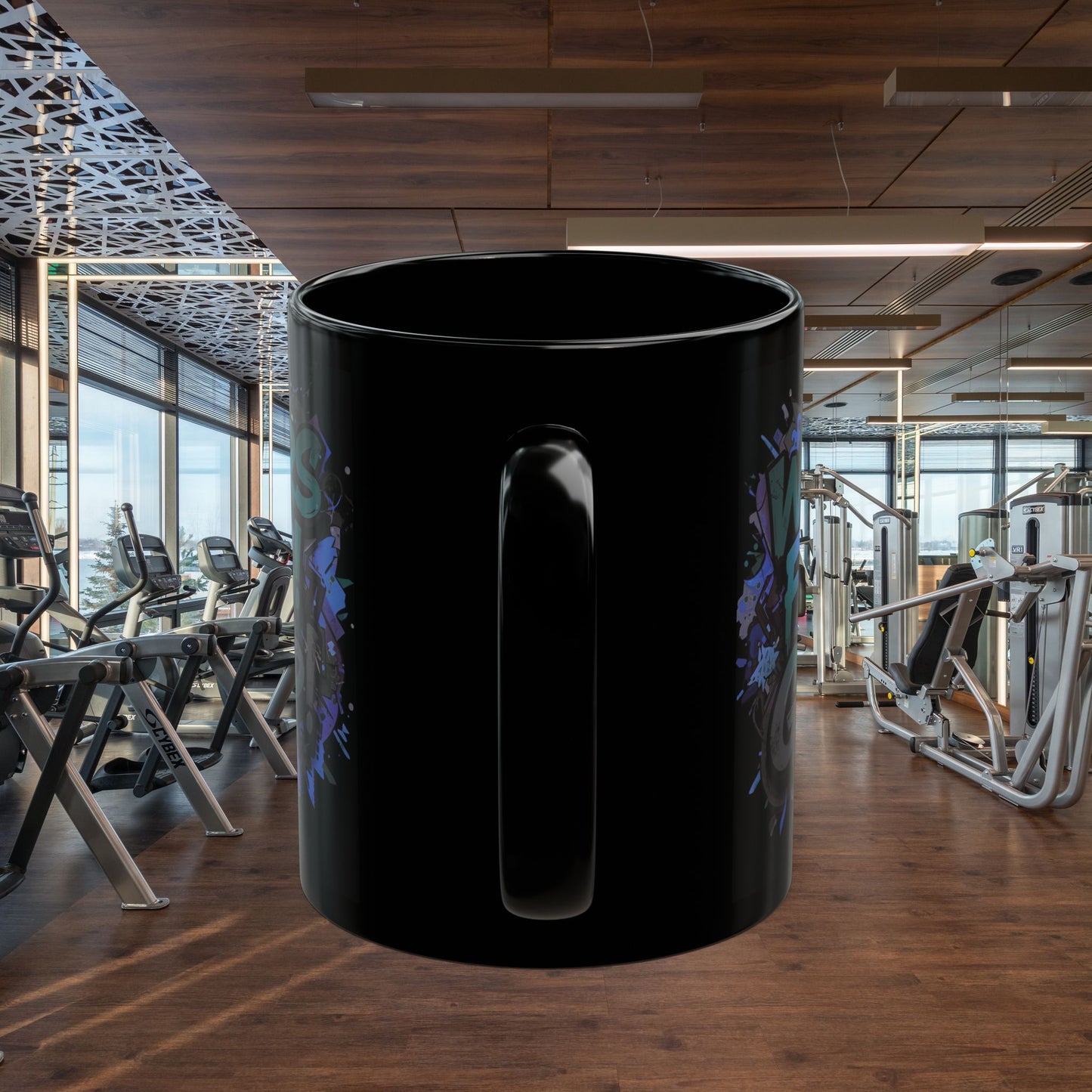 Motivational Black Mug for Winners, Gym Coffee Cup, Inspirational Gift, Home Office Decor, Unique Beverage Container