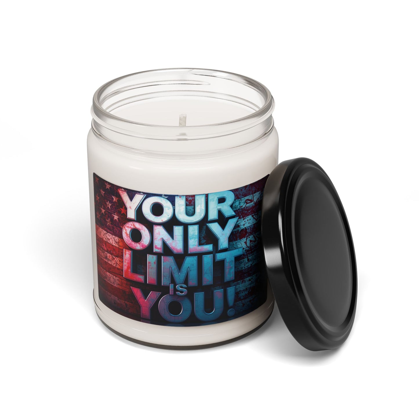 Soy Candle - Empowering Your Only Limit Is You! - Inspirational Home Decor, Motivational Gift
