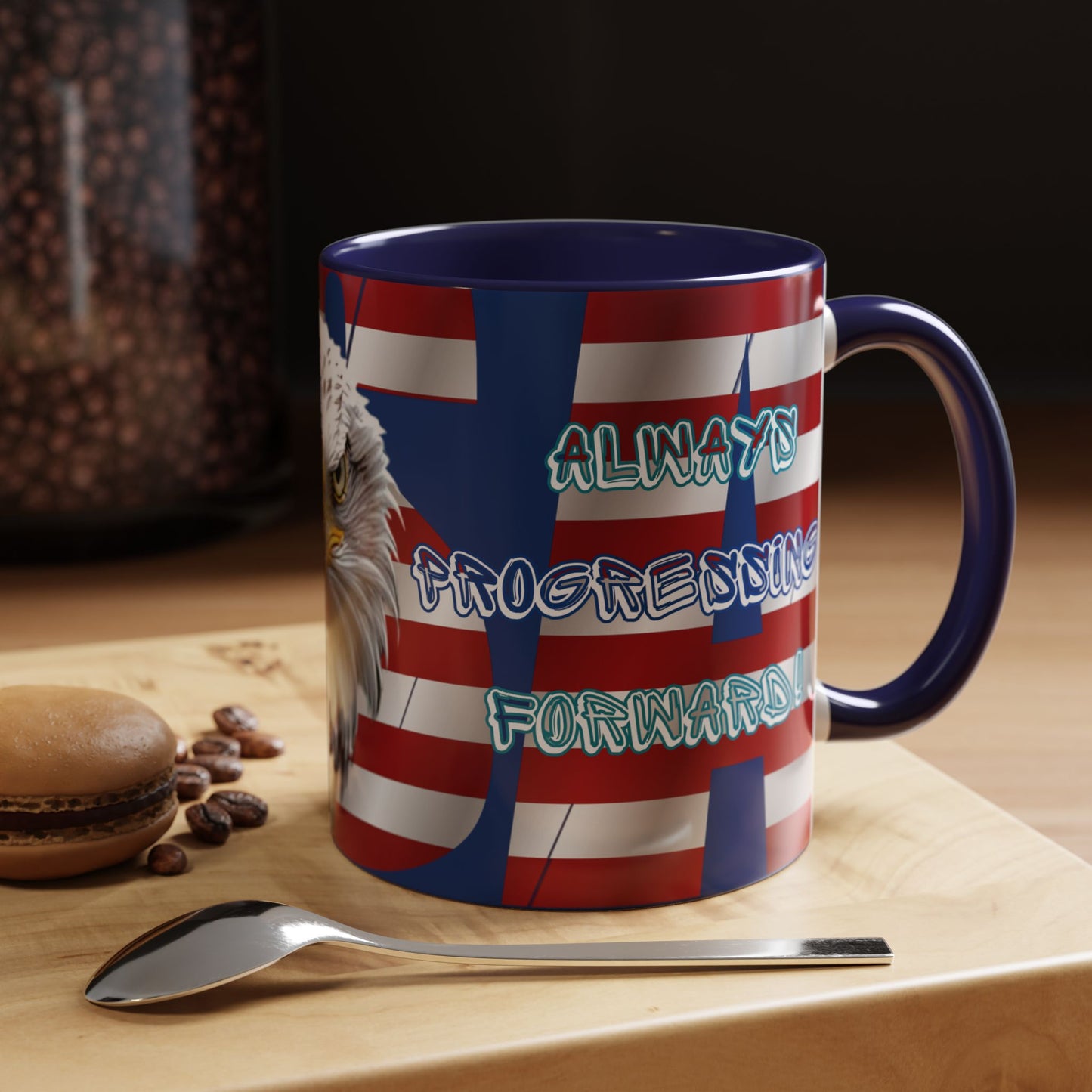 πΊπΈ Eye-Catching πΊπΈ Patriotic πΊπΈ Bald Eagle πΊπΈ Red White & Blue πΊπΈ USA πΊπΈ Accent Coffee Mug πΊπΈπΊπΈ 11oz & πΊπΈ 15oz πΊπΈ Sizes πΊπΈ 8 Color Options πΊπΈ Red πΊπΈ Black πΊπΈ Light Blue πΊπΈ Yellow πΊπΈ Orange πΊπΈ Navy πΊπΈ Pink πΊπΈ Purple