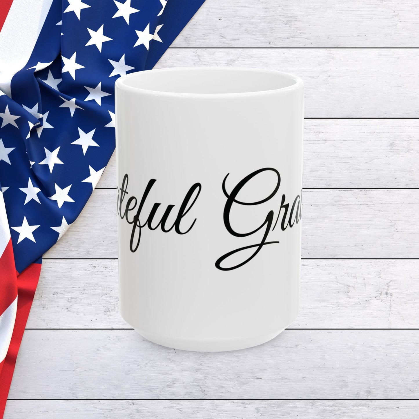 Grateful Graphic Mug - Perfect Gift for Thanksgiving or any holiday or special occasion - Inspirational Coffee Mug - Thanksgiving Decor - Holiday Celebration Gift - Appreciation Gift - Christmas Gift -