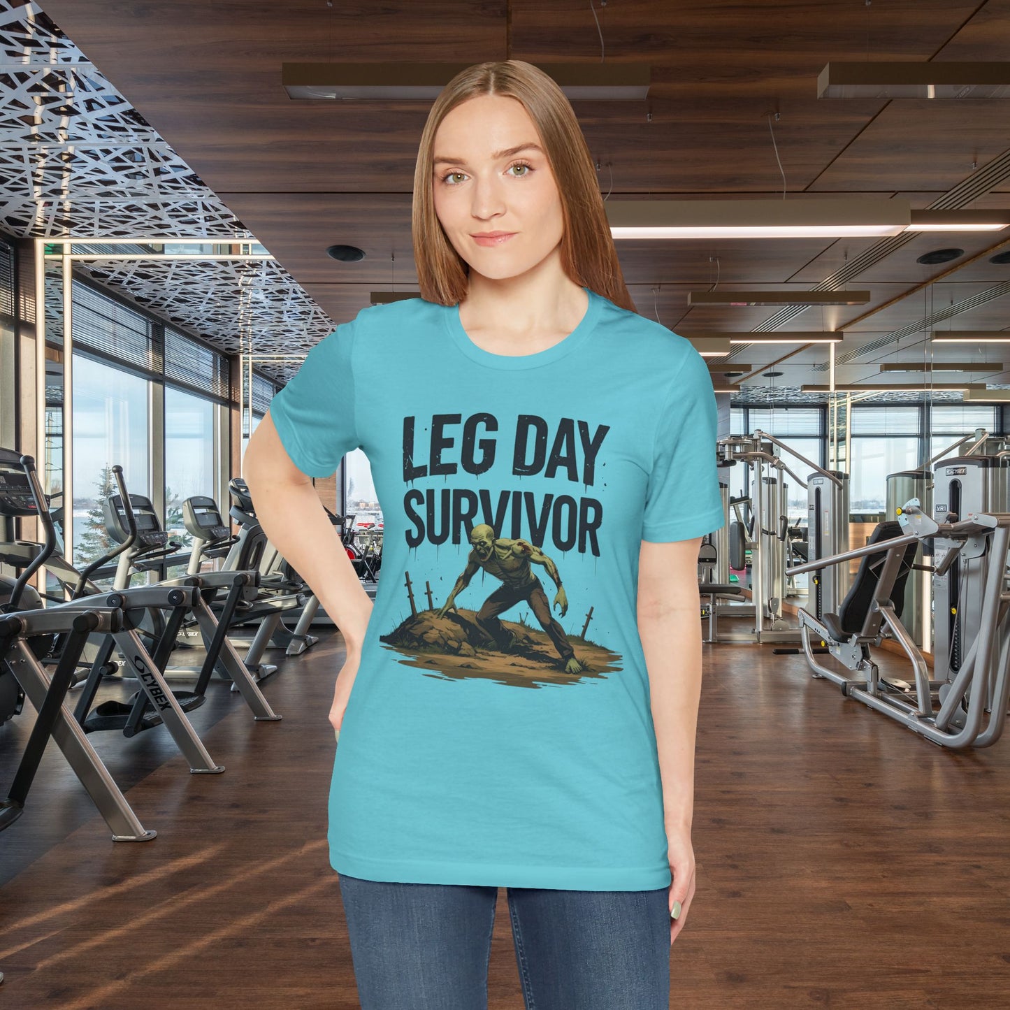 Leg Day Survivor Tee, Fitness Shirt, Workout Apparel, Gym Gift, Unisex Graphic Tee