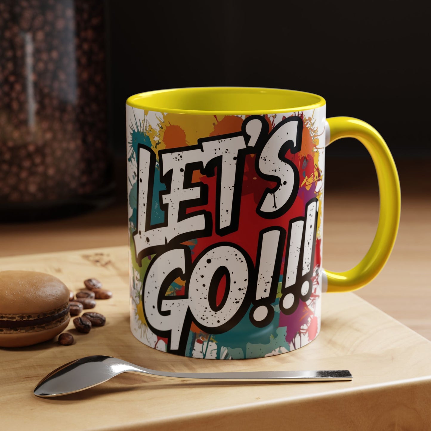 💥Vibrant 💥 Motivational 💥 Ceramic 💥 Coffee Mug 💥 Let's Go! 💥 Never or Now💥 Sizes 11oz 15oz💥 8 Different Colors To Choose From💥