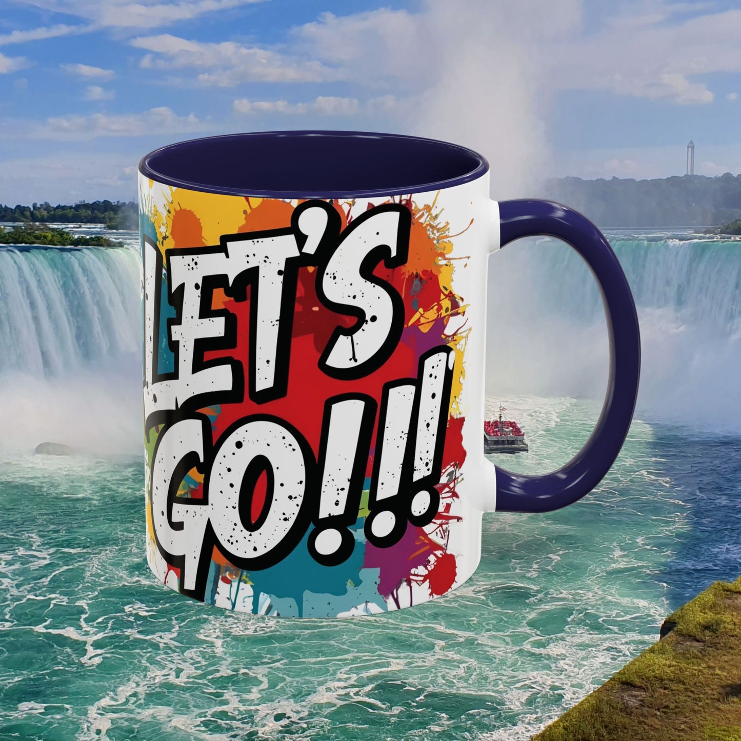 💥Vibrant 💥 Motivational 💥 Ceramic 💥 Coffee Mug 💥 Let's Go! 💥 Never or Now💥 Sizes 11oz 15oz💥 8 Different Colors To Choose From💥