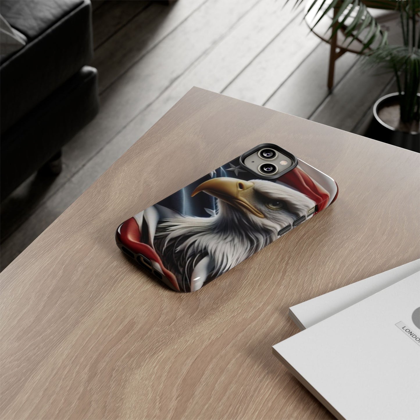 Patriotic Eagle Phone Case | Tough Cases for Nature Lovers, Gift for Veterans, Independence Day, Memorial Day