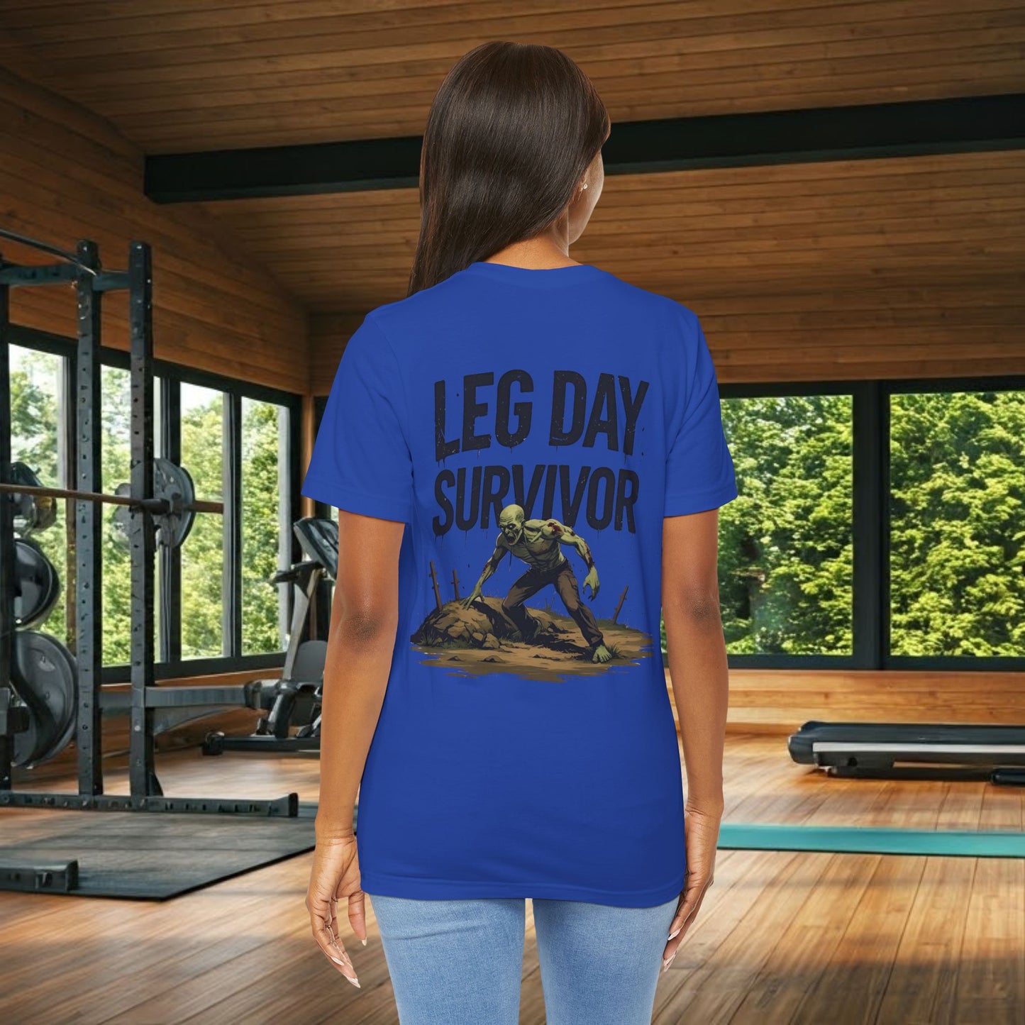 Leg Day Survivor Tee, Fitness Shirt, Workout Apparel, Gym Gift, Unisex Graphic Tee