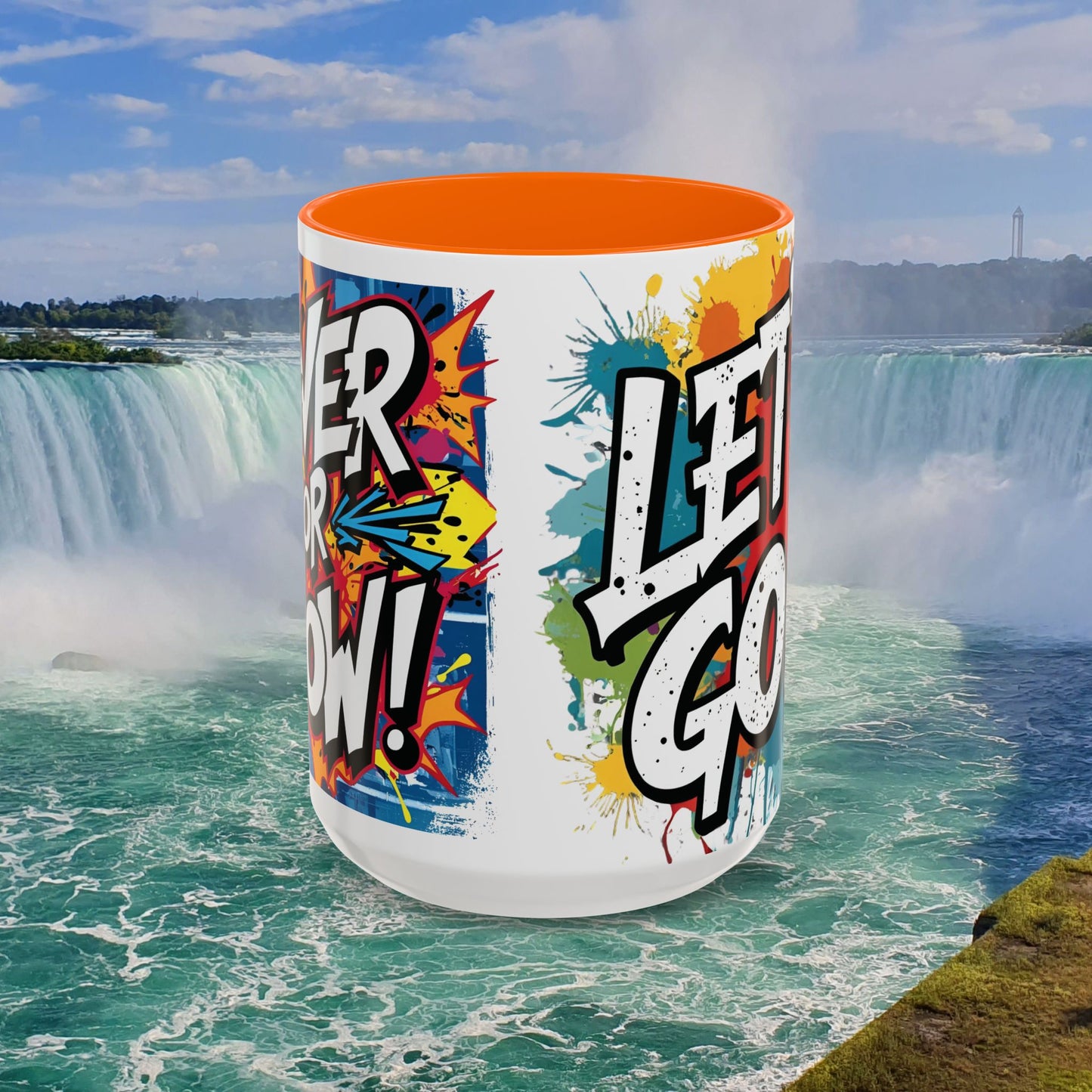 💥Vibrant 💥 Motivational 💥 Ceramic 💥 Coffee Mug 💥 Let's Go! 💥 Never or Now💥 Sizes 11oz 15oz💥 8 Different Colors To Choose From💥