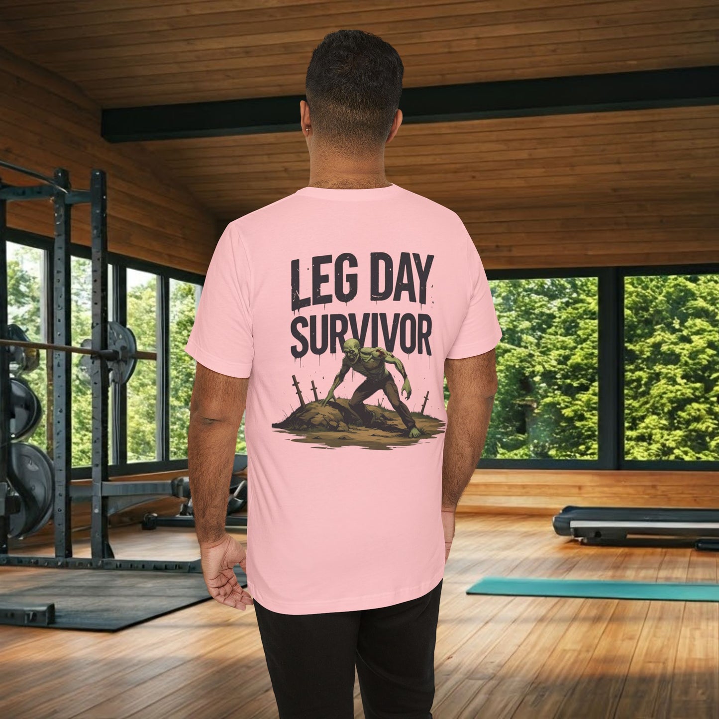 Leg Day Survivor Tee, Fitness Shirt, Workout Apparel, Gym Gift, Unisex Graphic Tee