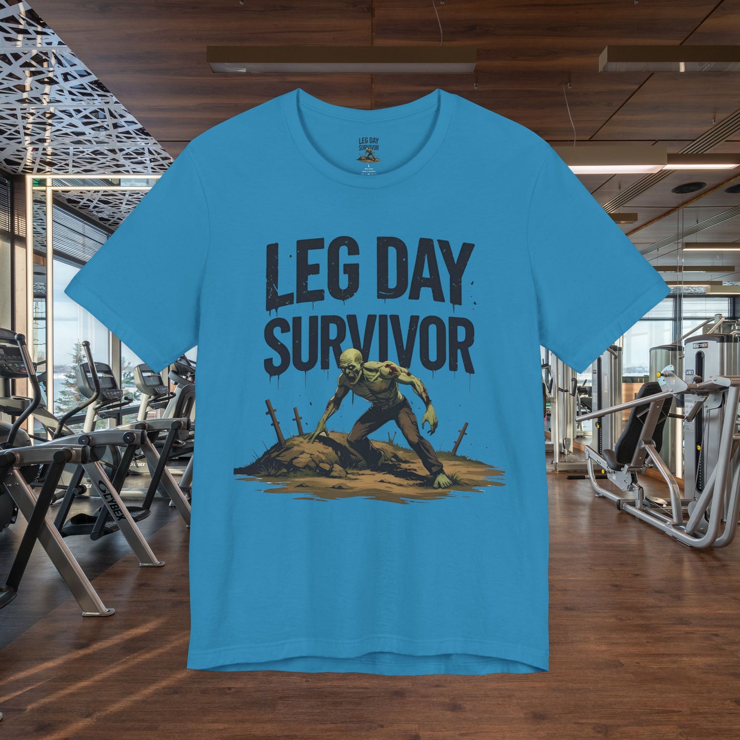 Leg Day Survivor Tee, Fitness Shirt, Workout Apparel, Gym Gift, Unisex Graphic Tee