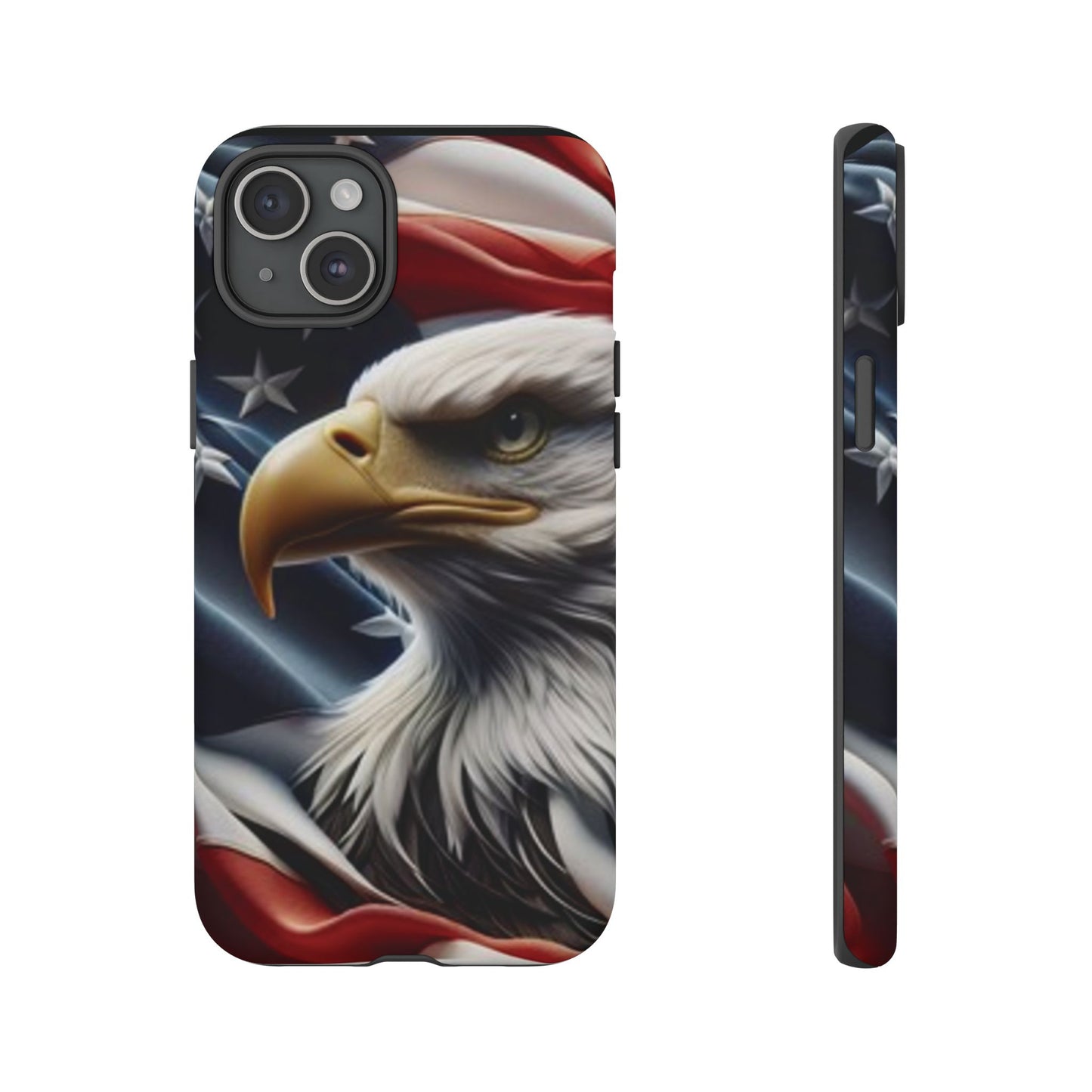 Patriotic Eagle Phone Case | Tough Cases for Nature Lovers, Gift for Veterans, Independence Day, Memorial Day