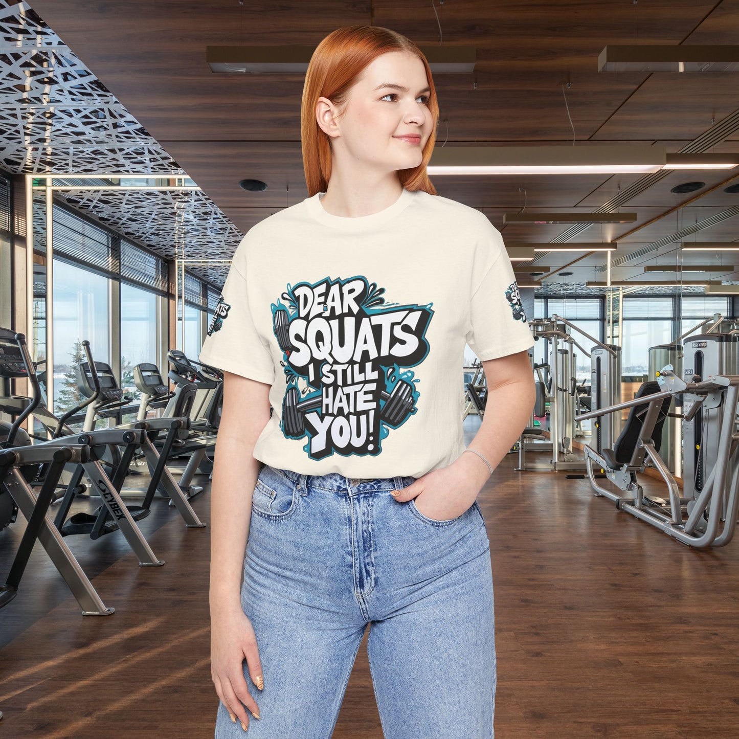 Fit & Fun Unisex Tee - 'Dear Squats, I Still Hate You!'