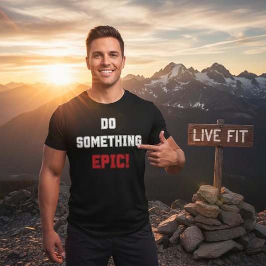 Do Something Epic! Tee — Motivational Graphic T-Shirt