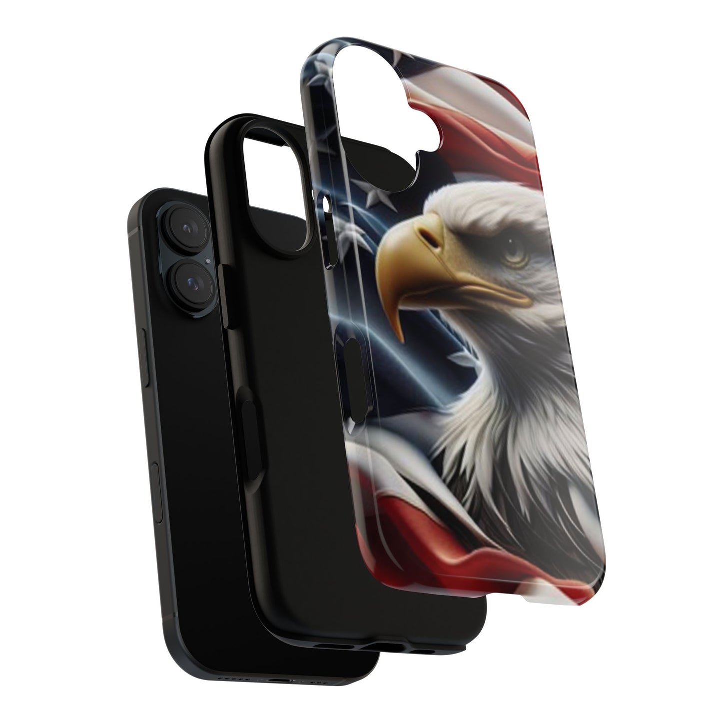 Patriotic Eagle Phone Case | Tough Cases for Nature Lovers, Gift for Veterans, Independence Day, Memorial Day