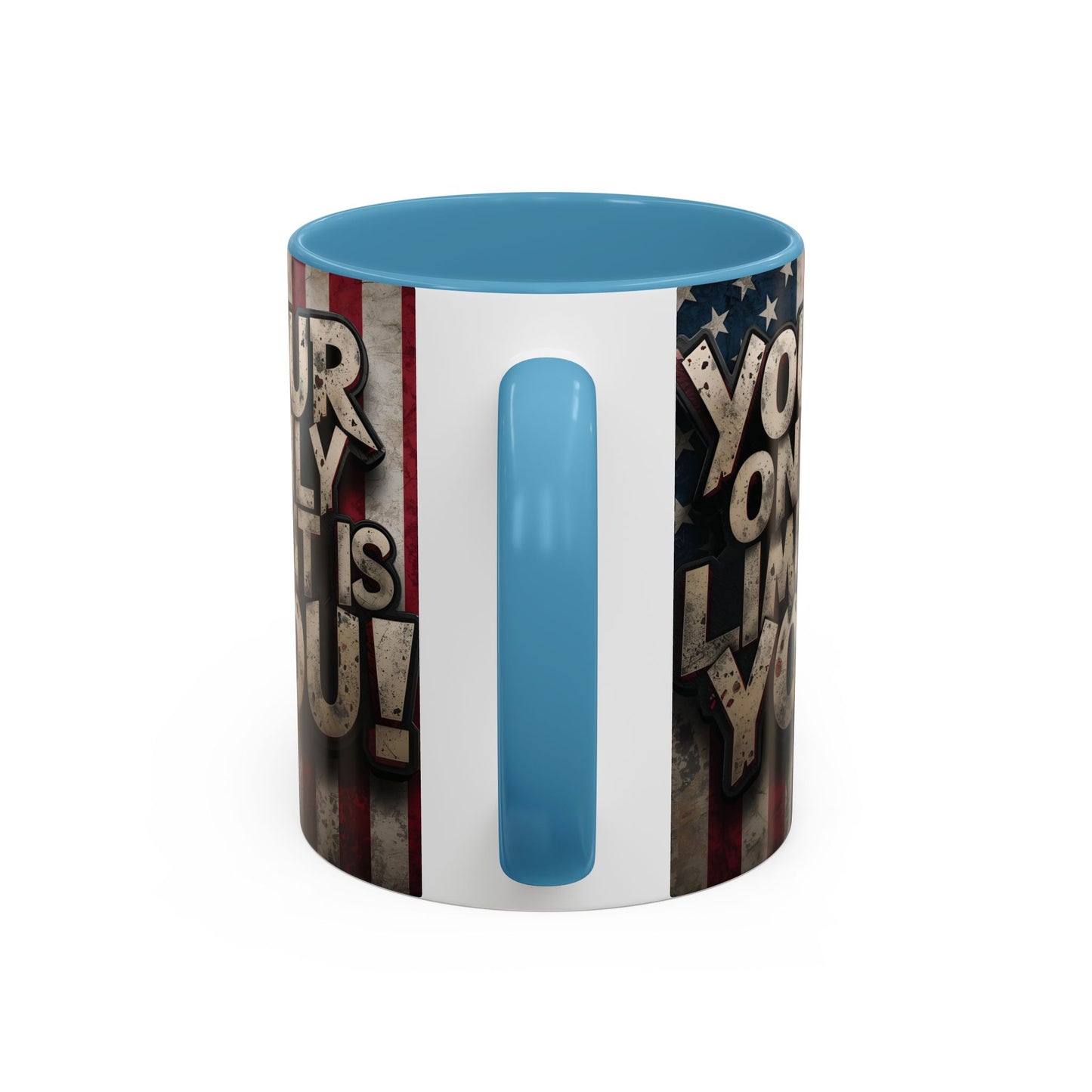Patriotic Coffee Mug - Motivational Quote - Your Only Limit Is You!, - Perfect Gift for Veterans, Independence Day, Coffee Lovers, Inspirational Decor