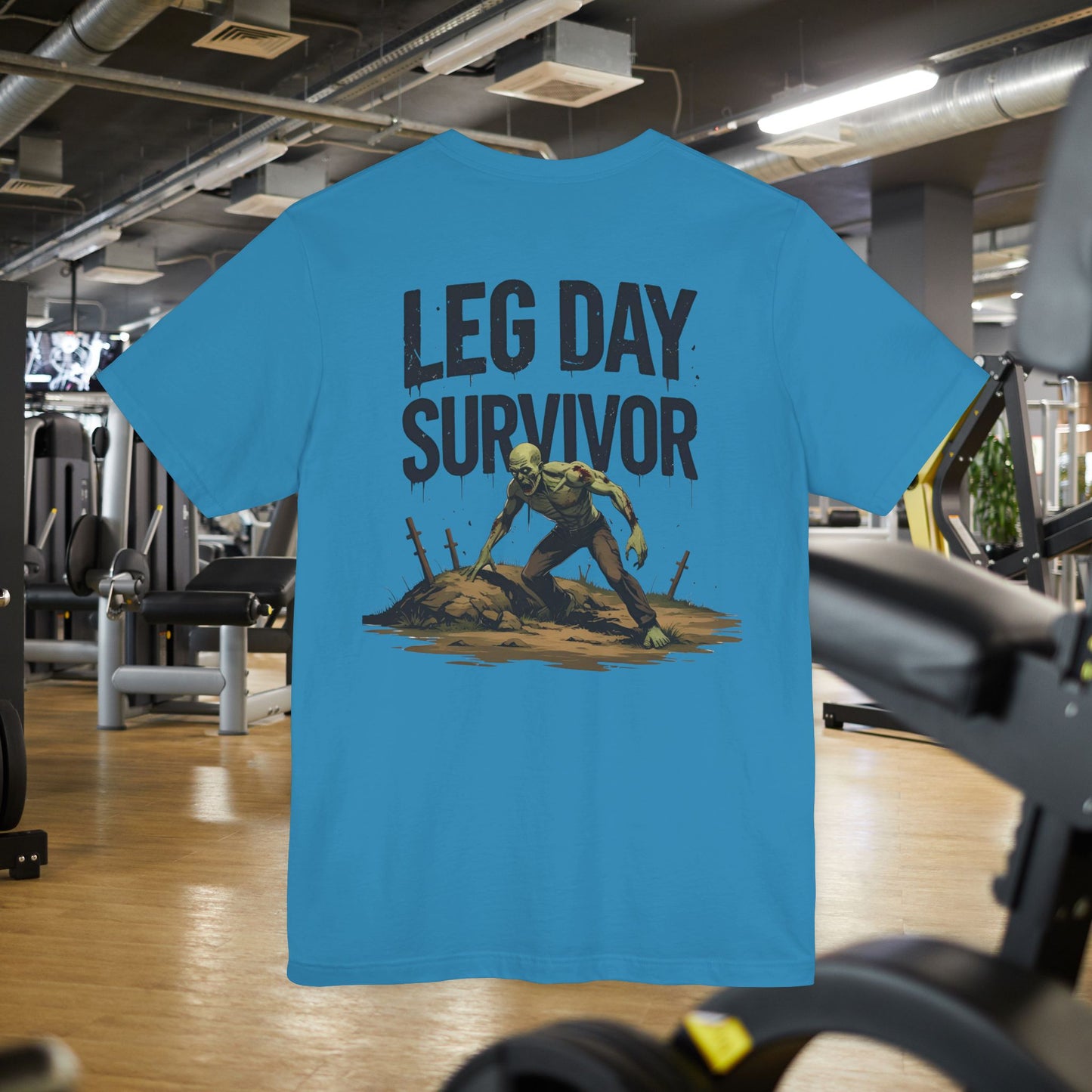 Leg Day Survivor Tee, Fitness Shirt, Workout Apparel, Gym Gift, Unisex Graphic Tee