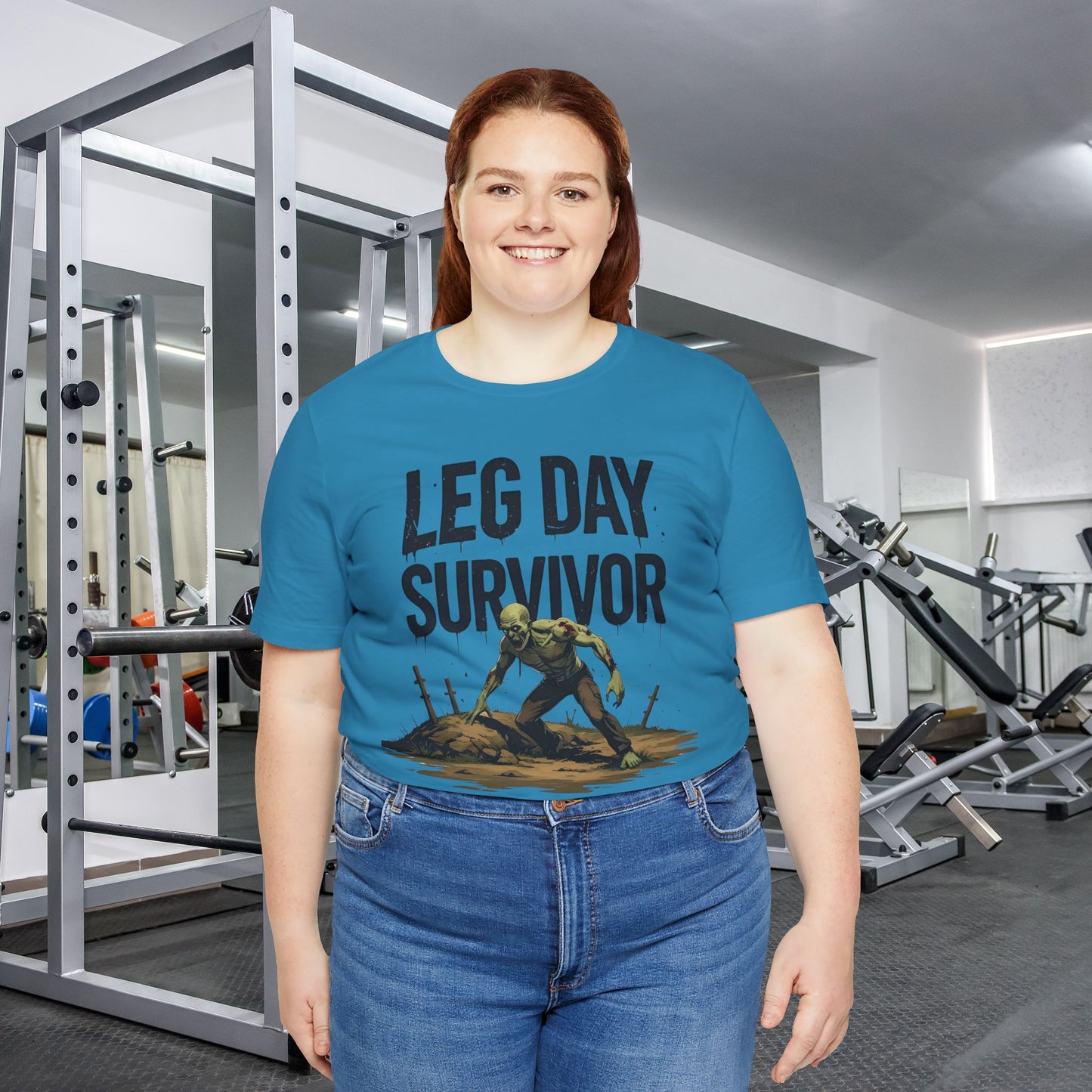 Leg Day Survivor Tee, Fitness Shirt, Workout Apparel, Gym Gift, Unisex Graphic Tee