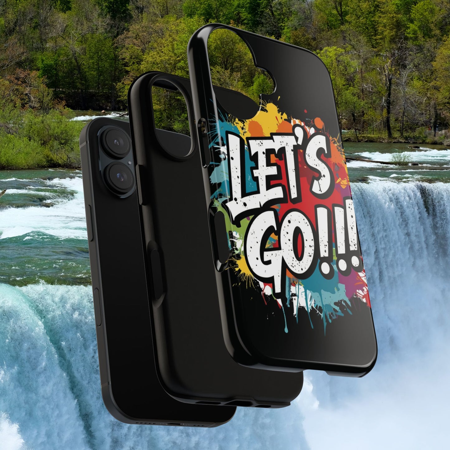 π₯Phone Case π₯ Colorful π₯ Let's Go! π₯ Tough Phone Case π₯ Vibrant Design π₯ iPhones 15 & 16 π₯ Birthday Gift π₯