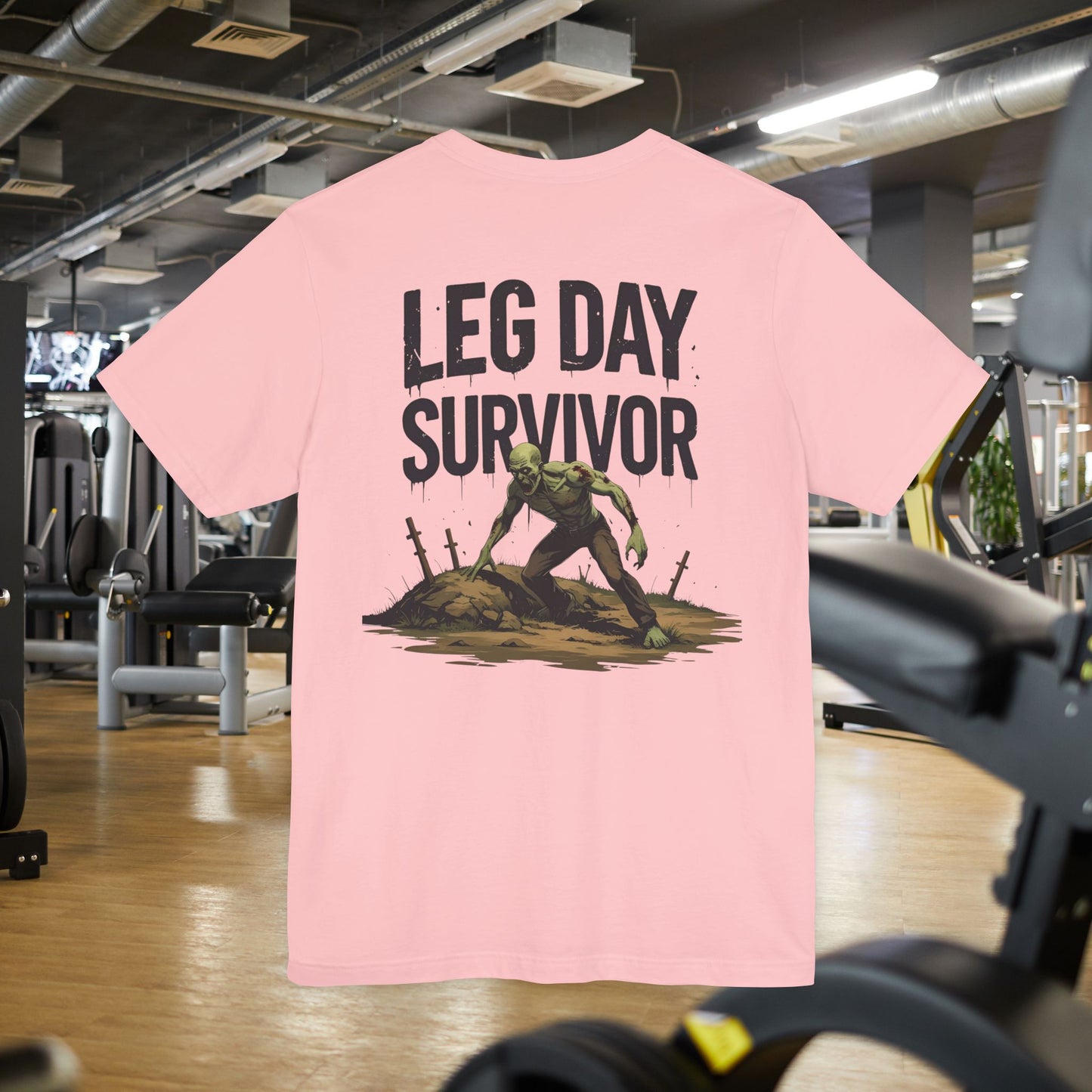 Leg Day Survivor Tee, Fitness Shirt, Workout Apparel, Gym Gift, Unisex Graphic Tee
