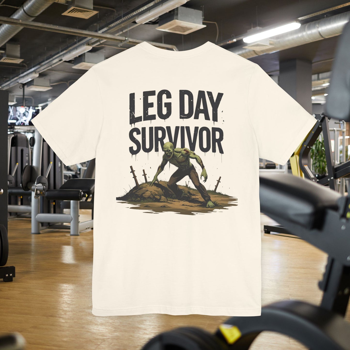 Leg Day Survivor Tee, Fitness Shirt, Workout Apparel, Gym Gift, Unisex Graphic Tee