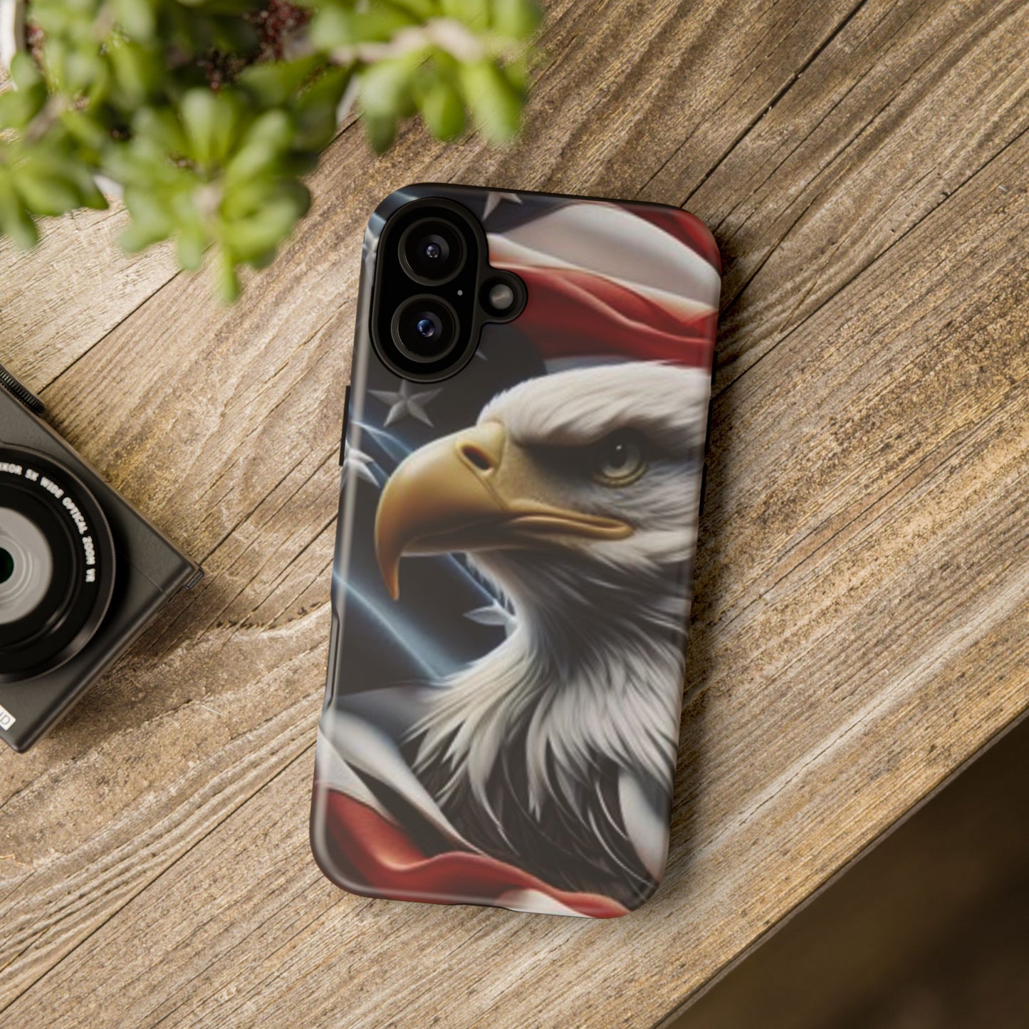 Patriotic Eagle Phone Case | Tough Cases for Nature Lovers, Gift for Veterans, Independence Day, Memorial Day