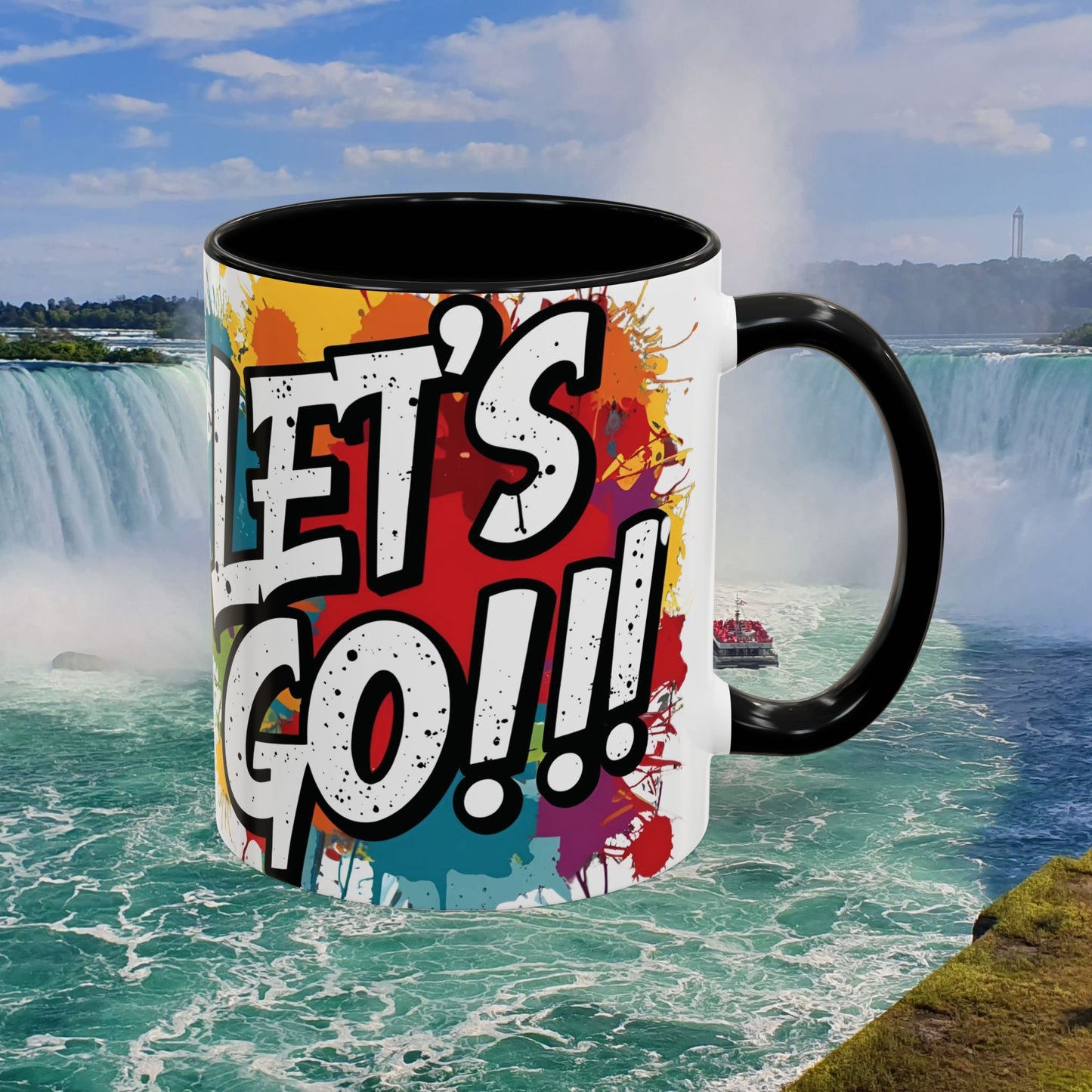 💥Vibrant 💥 Motivational 💥 Ceramic 💥 Coffee Mug 💥 Let's Go! 💥 Never or Now💥 Sizes 11oz 15oz💥 8 Different Colors To Choose From💥