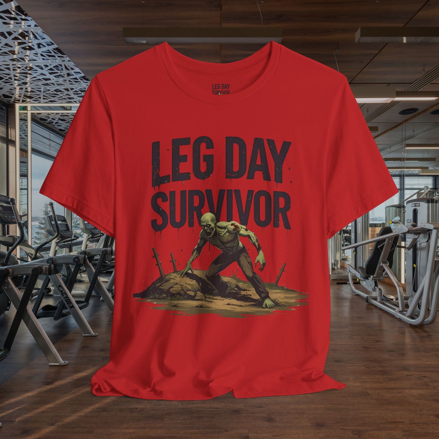Leg Day Survivor Tee, Fitness Shirt, Workout Apparel, Gym Gift, Unisex Graphic Tee