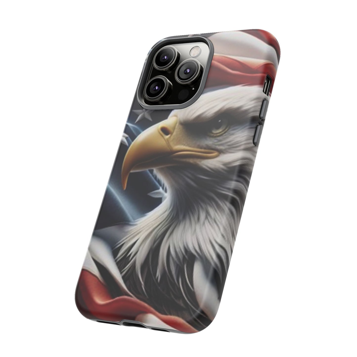Patriotic Eagle Phone Case | Tough Cases for Nature Lovers, Gift for Veterans, Independence Day, Memorial Day
