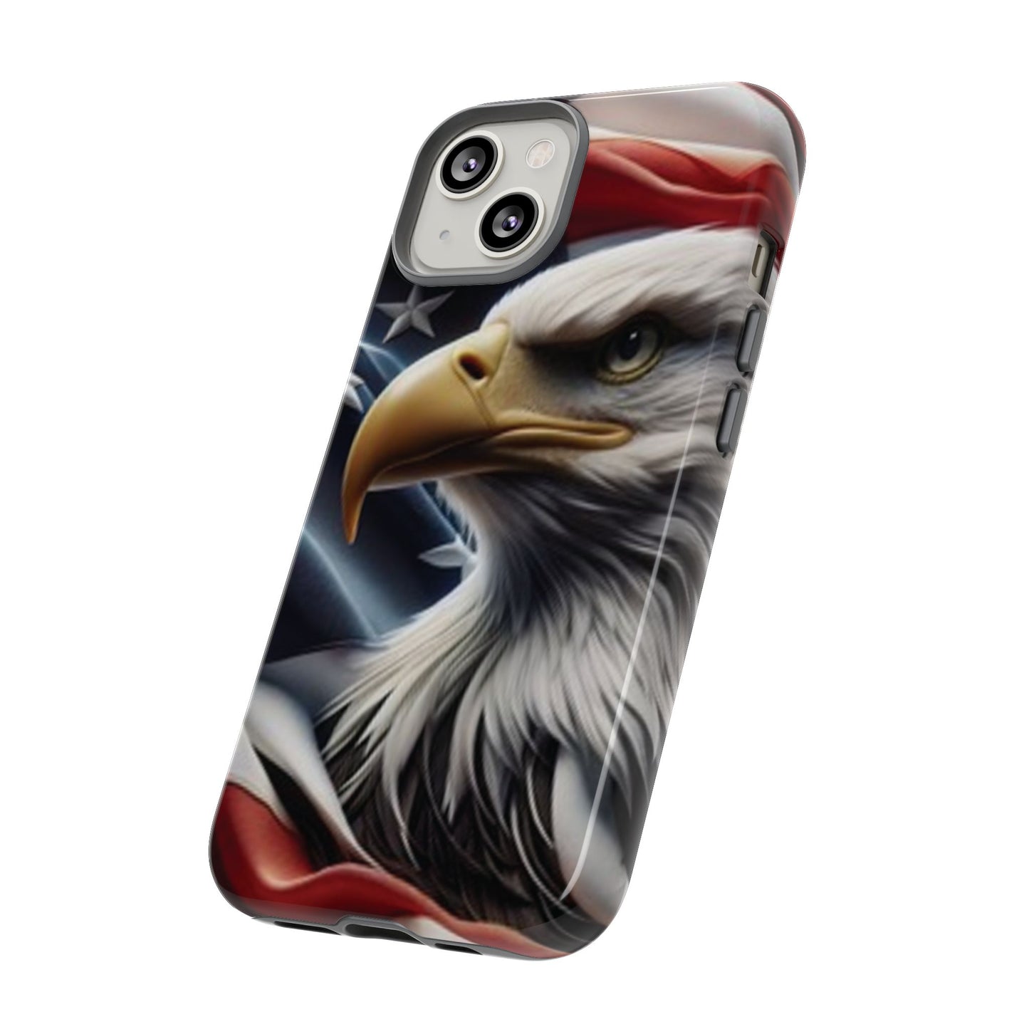 Patriotic Eagle Phone Case | Tough Cases for Nature Lovers, Gift for Veterans, Independence Day, Memorial Day