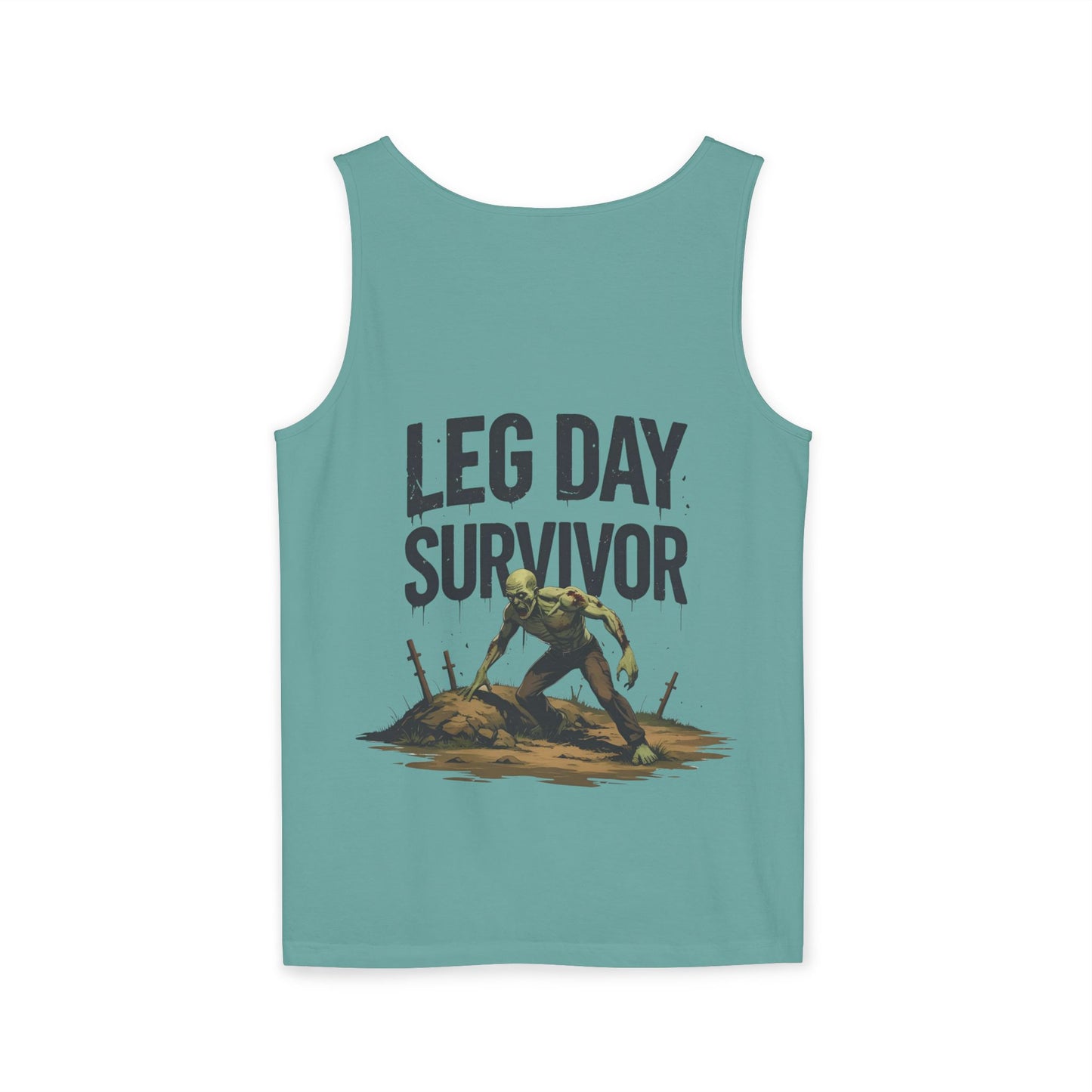 Leg Day Survivor Tank Top - Unisex Fitness Apparel, Gym Gear, Workout Clothing, Workout Gift, Funny Fitness Tee