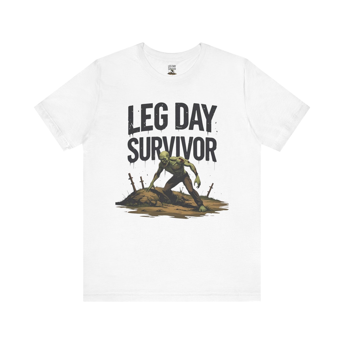 Leg Day Survivor Tee, Fitness Shirt, Workout Apparel, Gym Gift, Unisex Graphic Tee