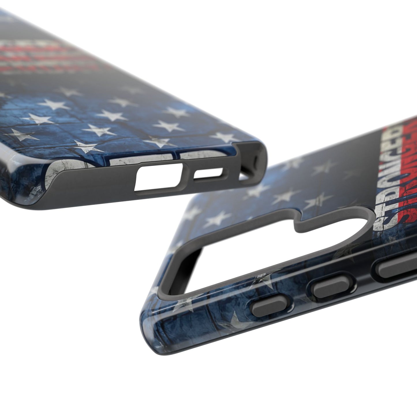 Patriotic Phone Case - Stronger Than Yesterday!, American Flag Design, Gift for Military, Independence Day, Motivational Decor, Tough Cases
