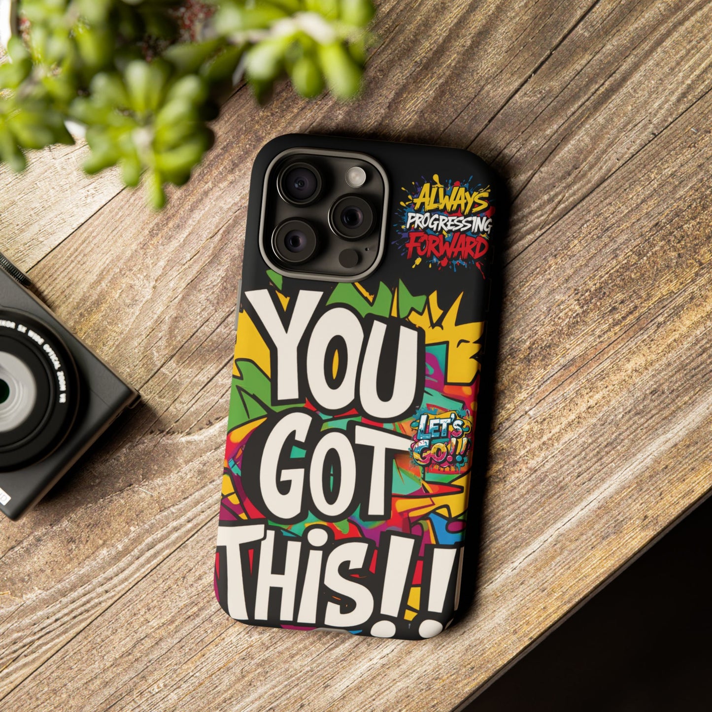 Vibrant Motivational Tough Cell Phone Cases