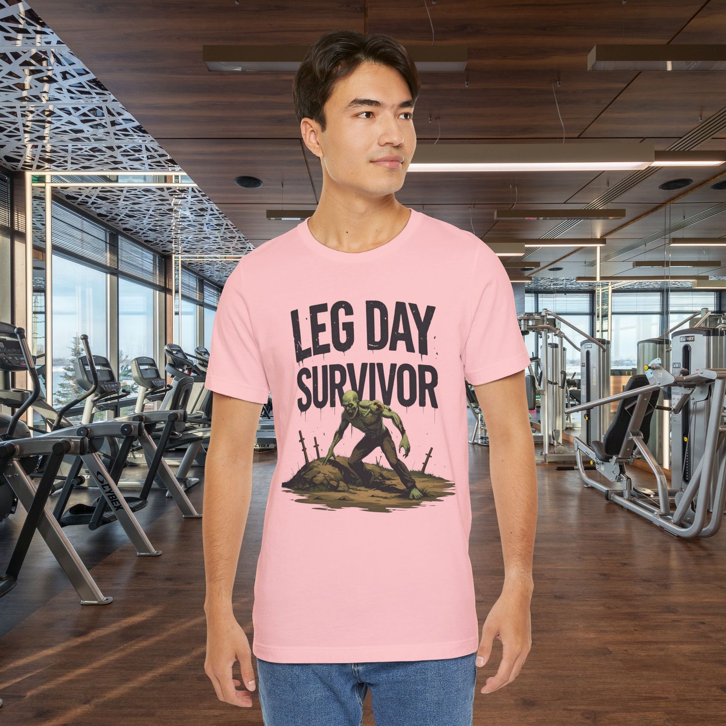 Leg Day Survivor Tee, Fitness Shirt, Workout Apparel, Gym Gift, Unisex Graphic Tee