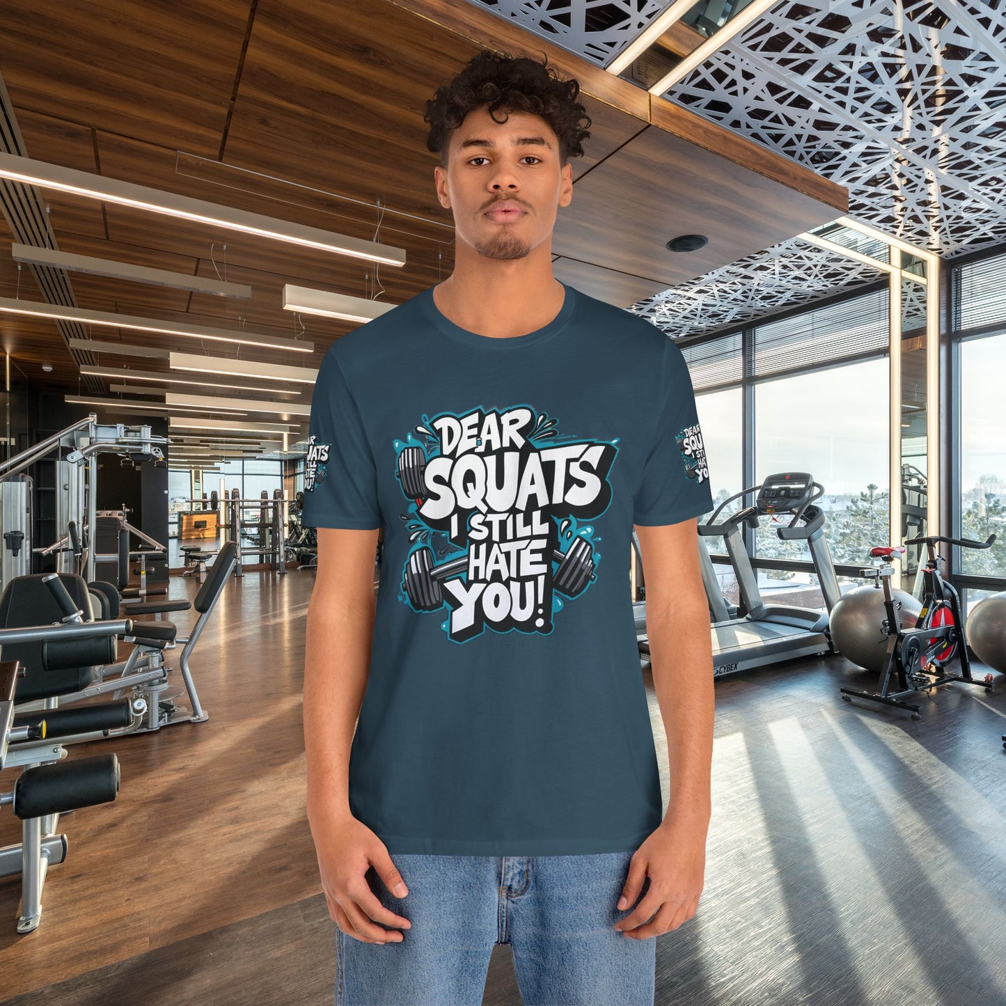 Fit & Fun Unisex Tee - 'Dear Squats, I Still Hate You!'