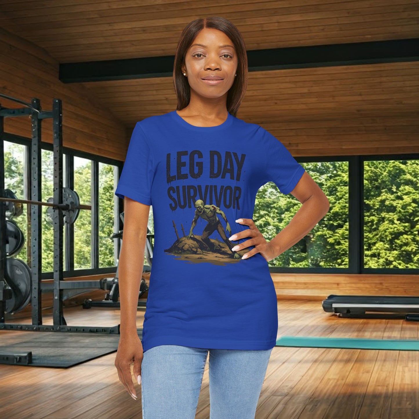Leg Day Survivor Tee, Fitness Shirt, Workout Apparel, Gym Gift, Unisex Graphic Tee