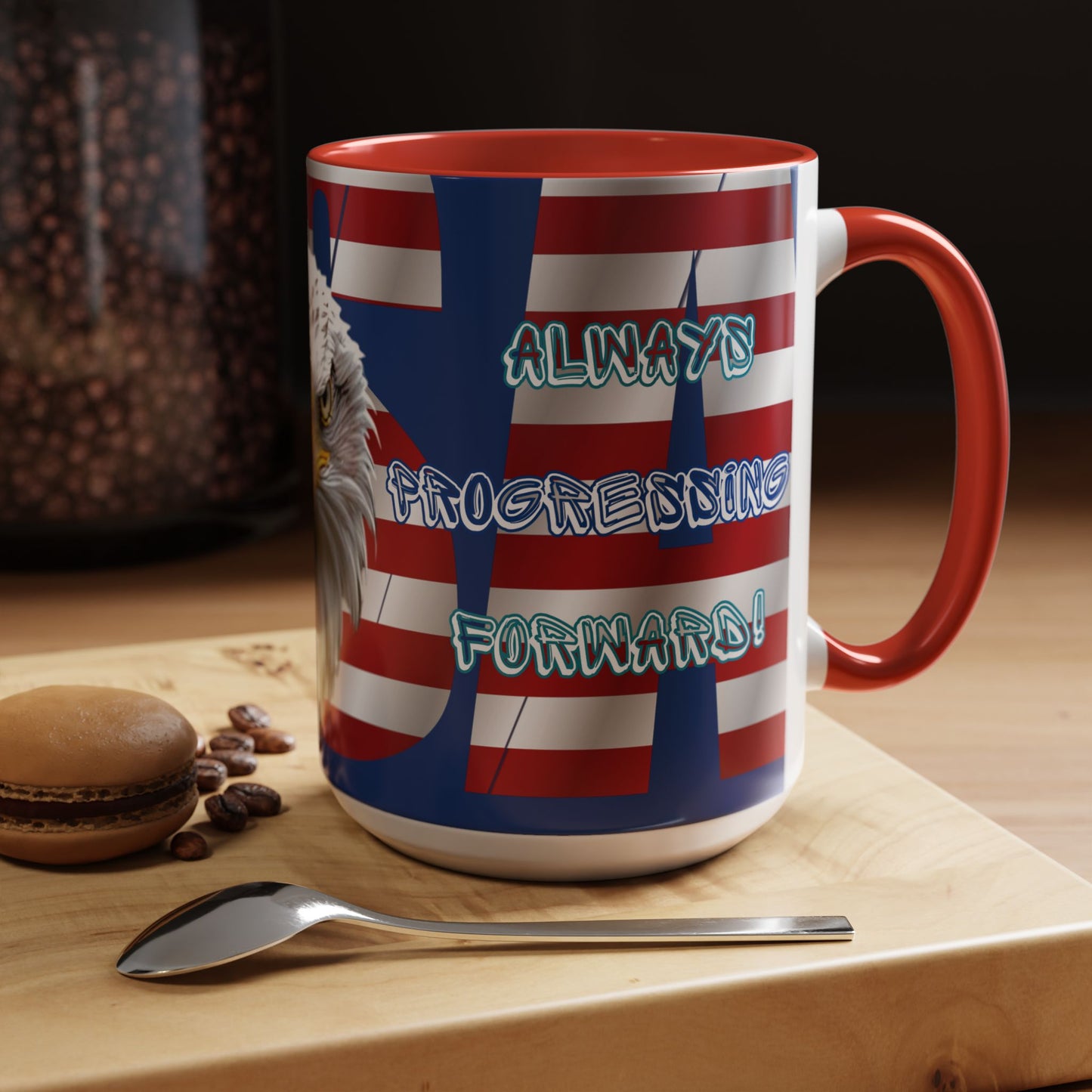 πΊπΈ Eye-Catching πΊπΈ Patriotic πΊπΈ Bald Eagle πΊπΈ Red White & Blue πΊπΈ USA πΊπΈ Accent Coffee Mug πΊπΈπΊπΈ 11oz & πΊπΈ 15oz πΊπΈ Sizes πΊπΈ 8 Color Options πΊπΈ Red πΊπΈ Black πΊπΈ Light Blue πΊπΈ Yellow πΊπΈ Orange πΊπΈ Navy πΊπΈ Pink πΊπΈ Purple