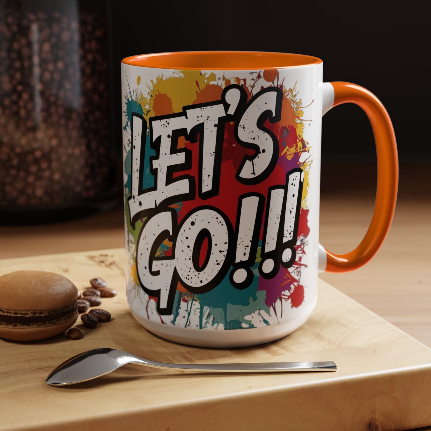 💥Vibrant 💥 Motivational 💥 Ceramic 💥 Coffee Mug 💥 Let's Go! 💥 Never or Now💥 Sizes 11oz 15oz💥 8 Different Colors To Choose From💥